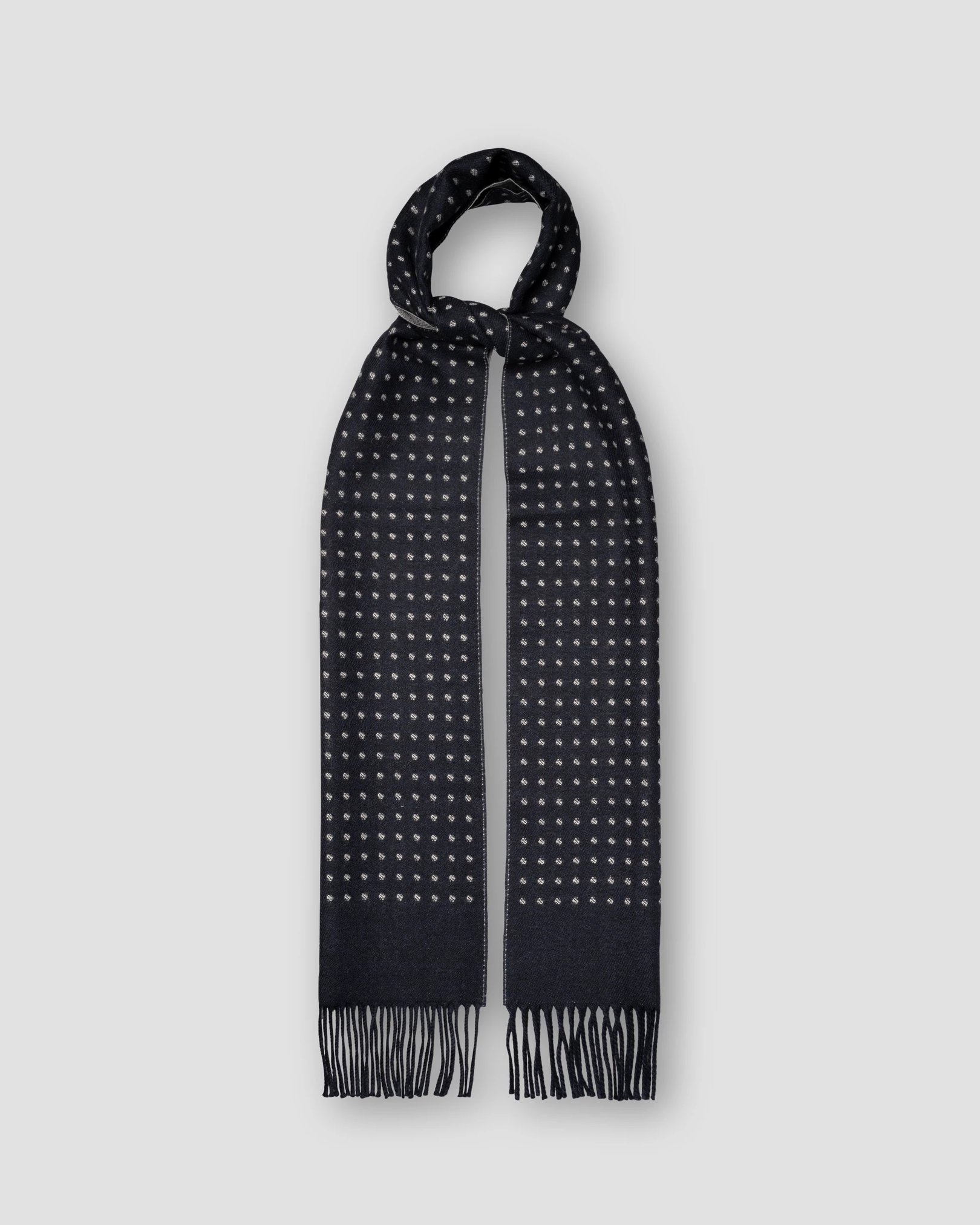 Eton - navy merino scarf