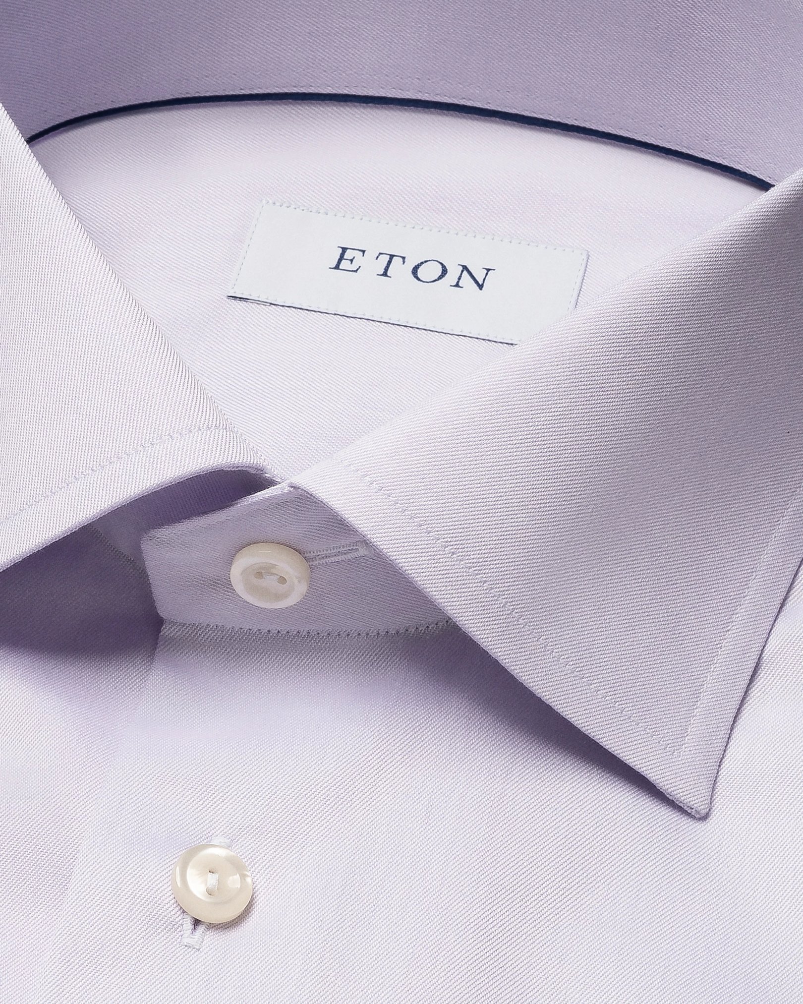 Eton - purple shirt signature twill