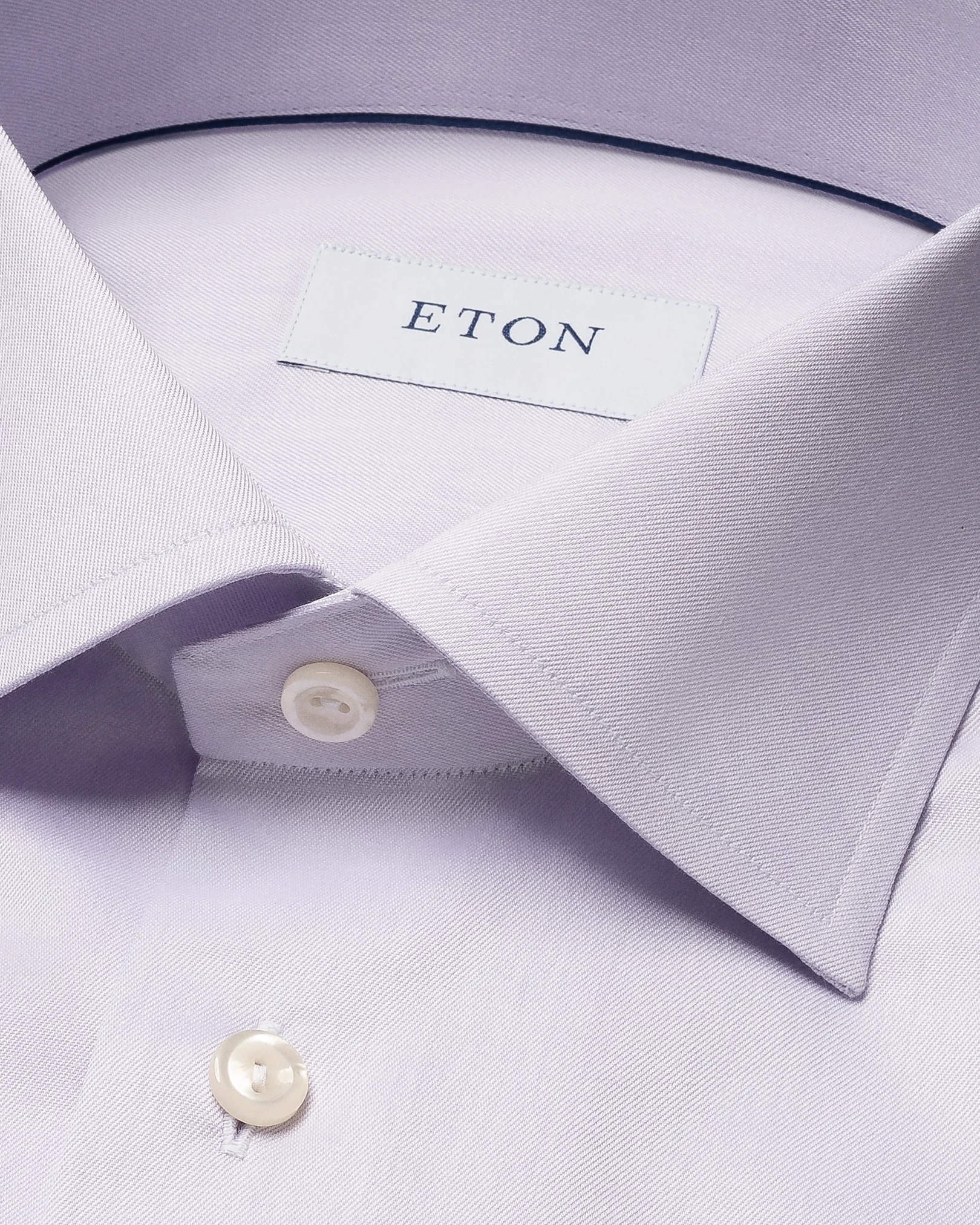 Eton - purple shirt signature twill