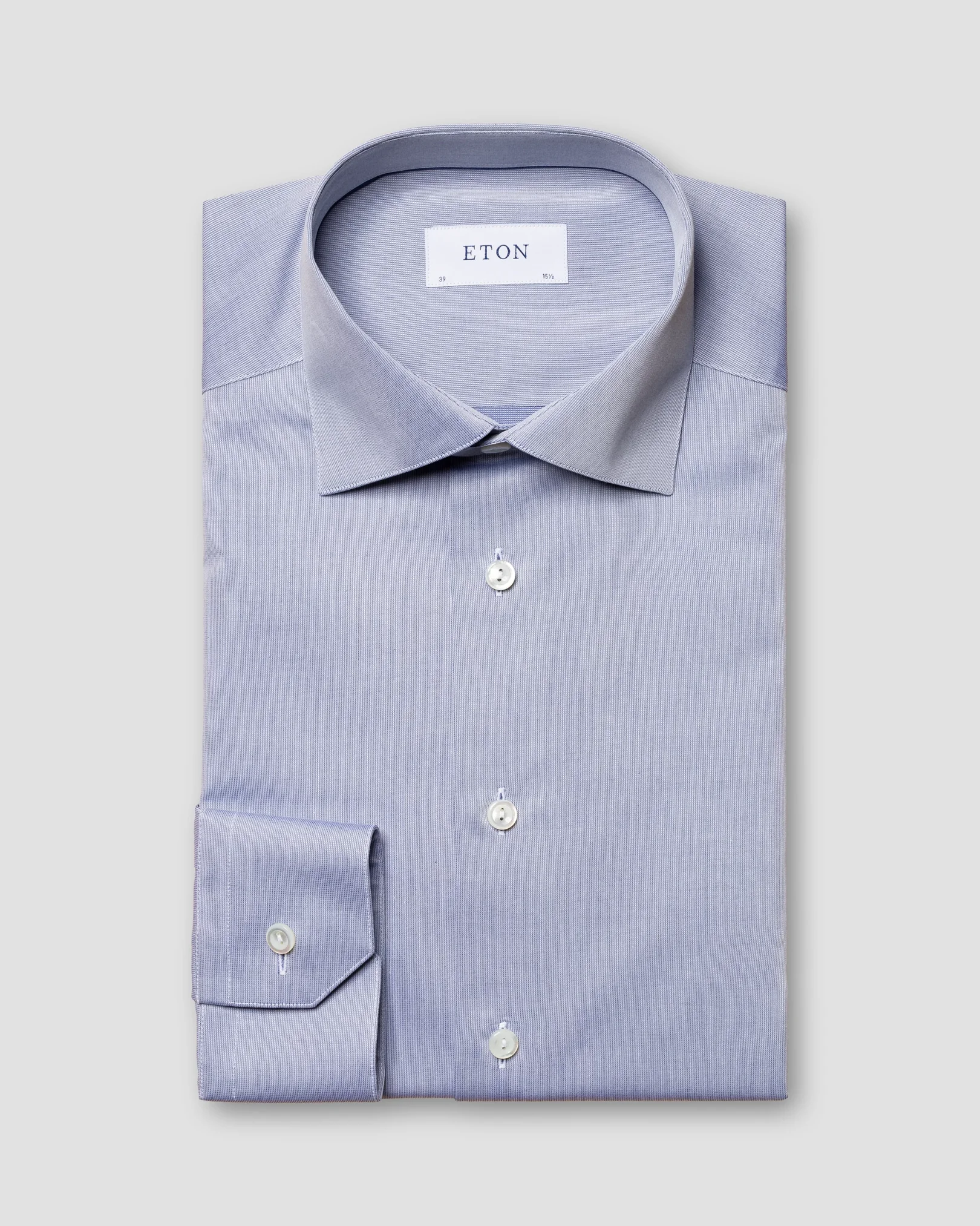 Eton - dark blue fine twill 1mm stich