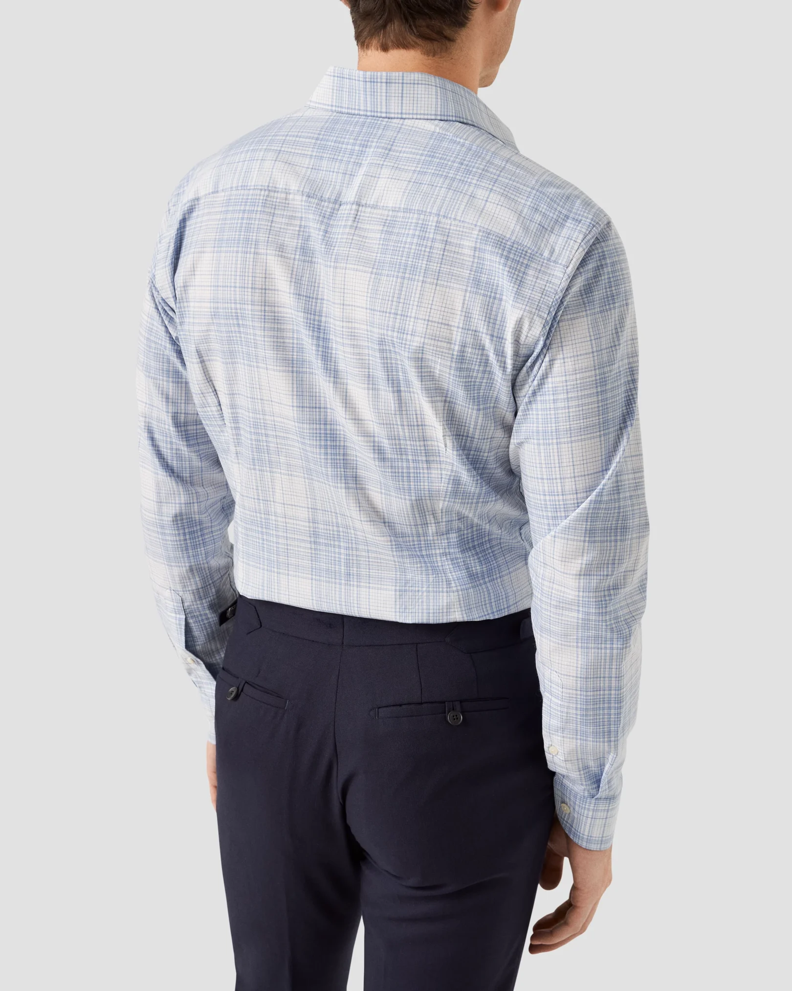 Eton - light blue twill melange