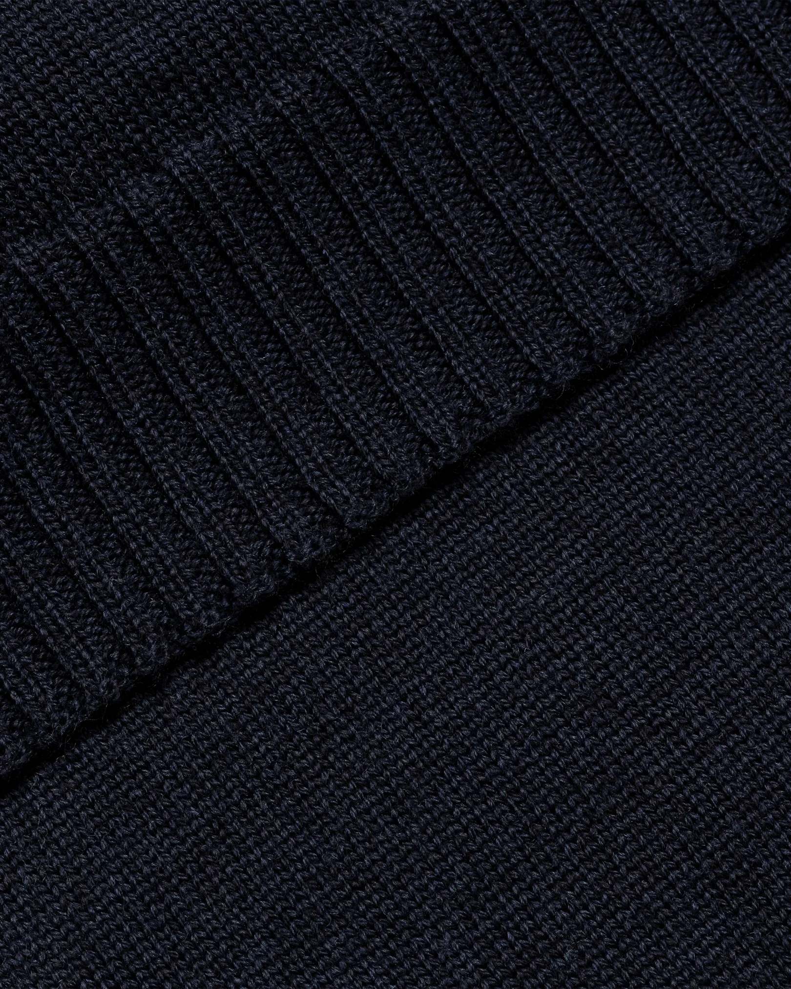 Eton - navy blue turtleneck dickey