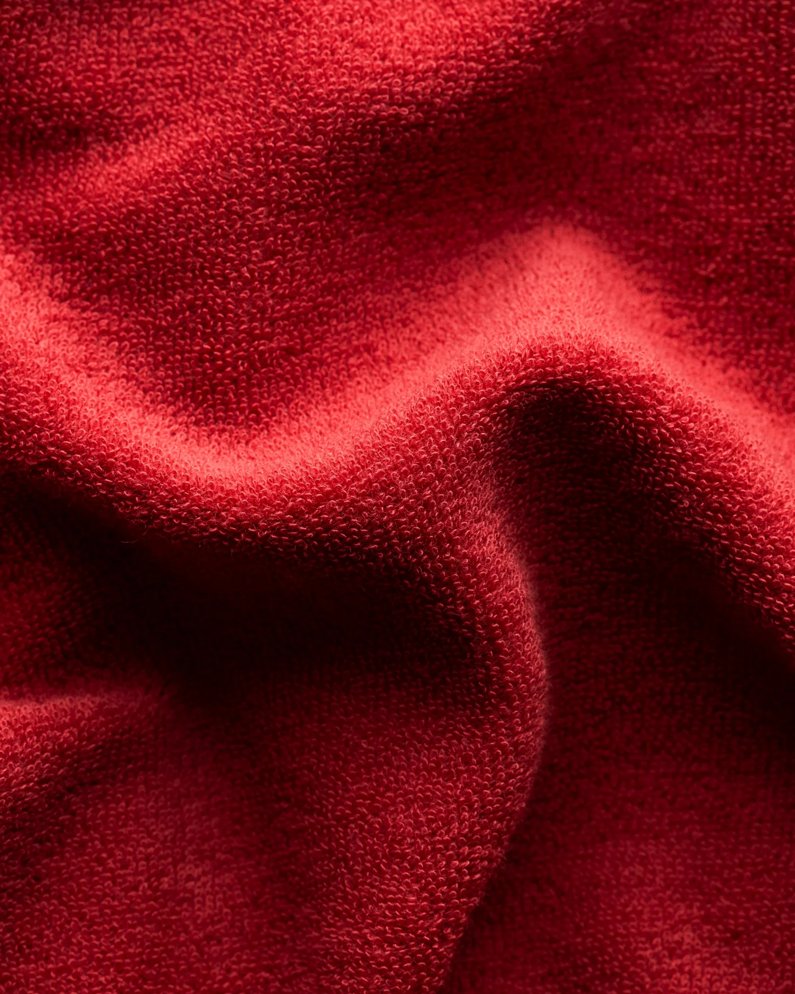 Eton - red terry resort shirt