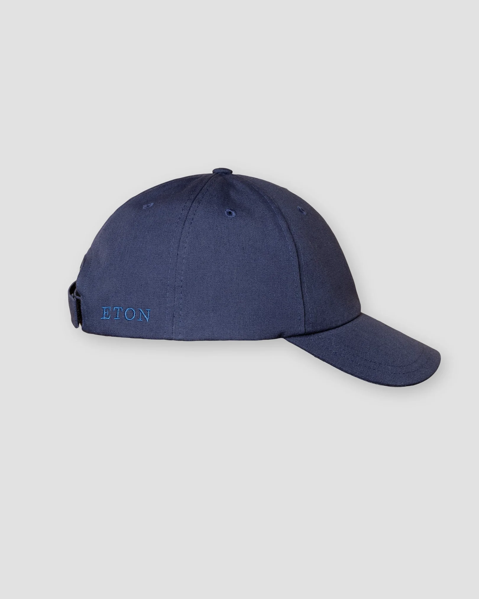 Eton - Navy Grosgrain Cotton Baseball Cap