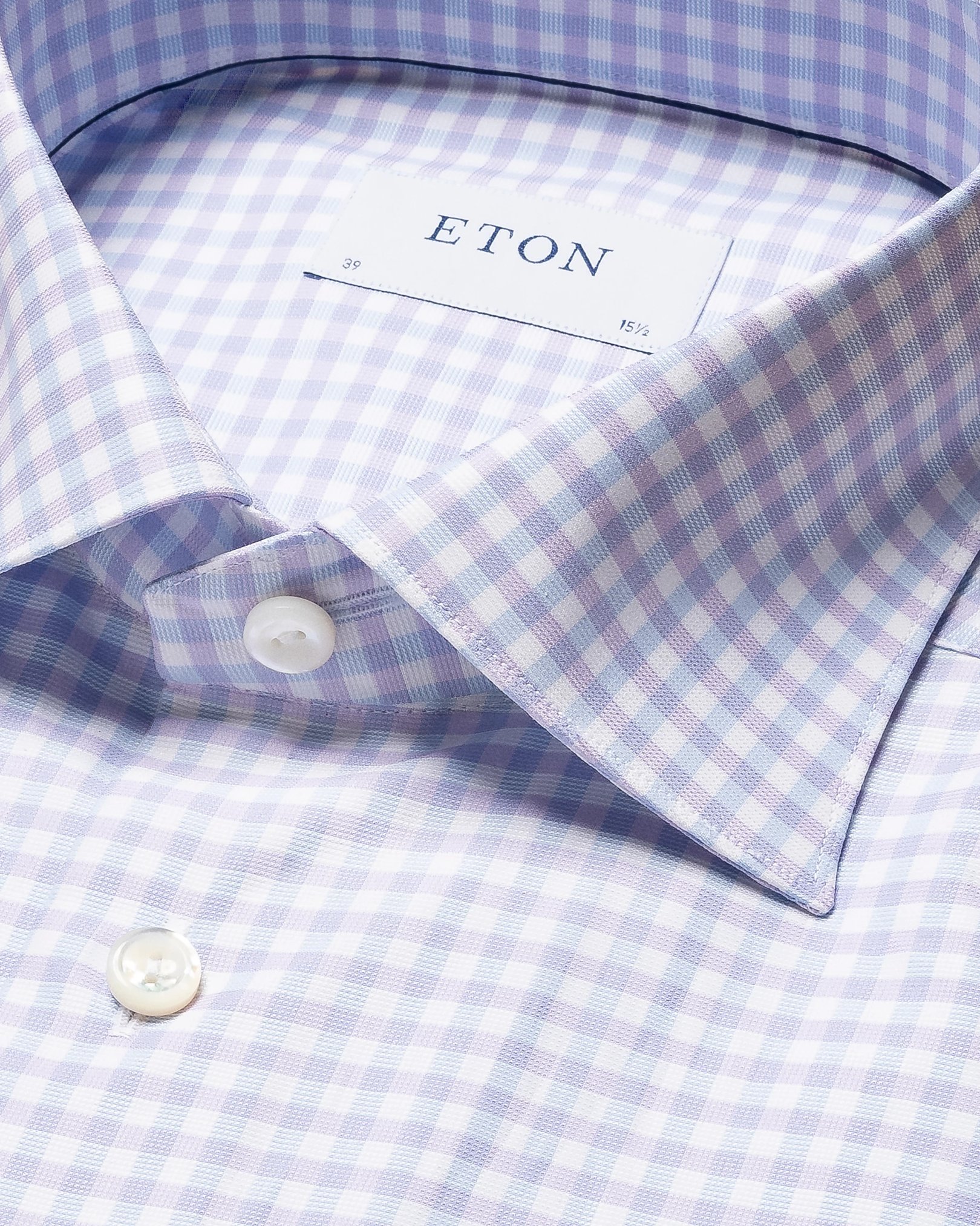 Eton - light purple dobby pique