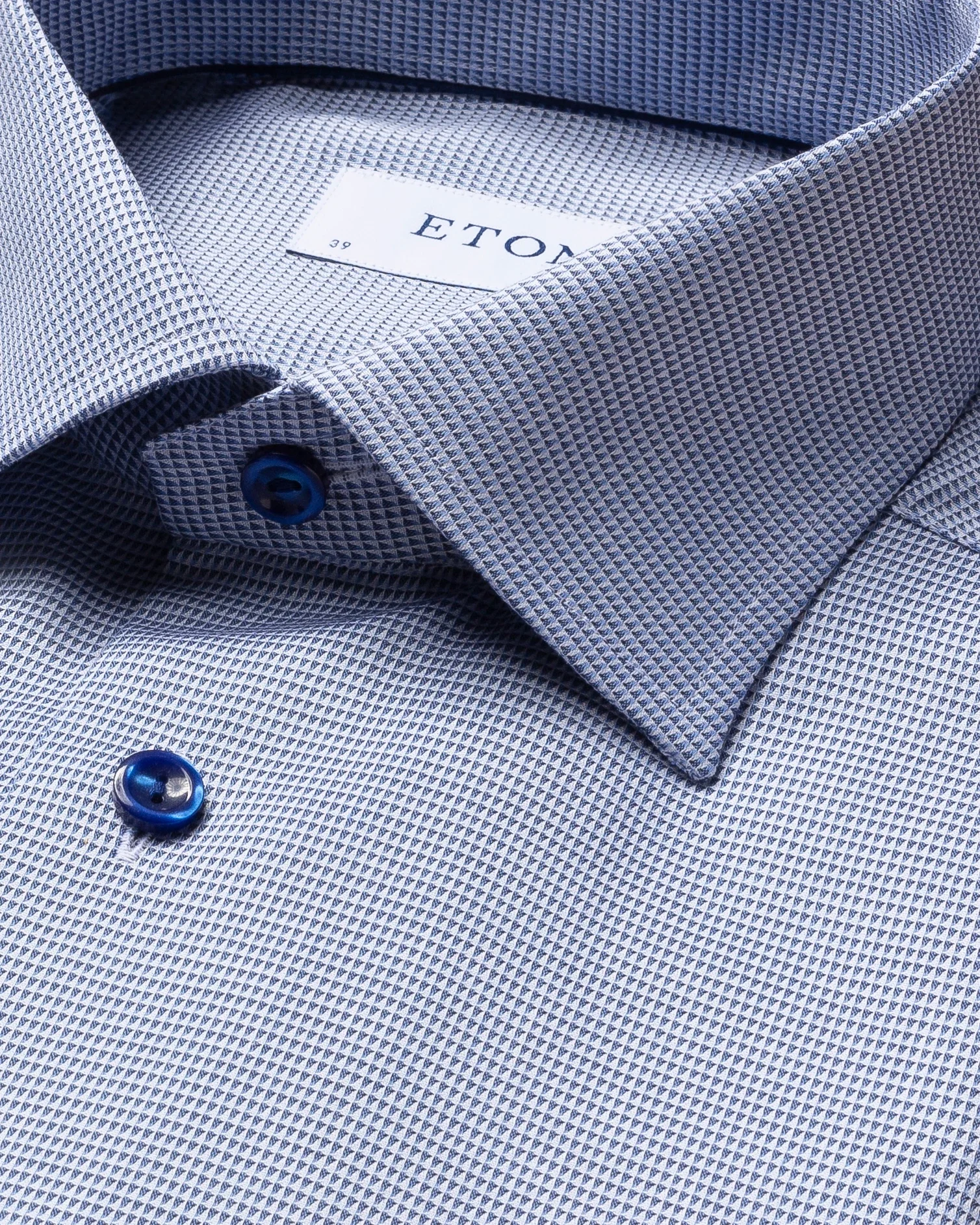 Eton - dark blue twill cutaway