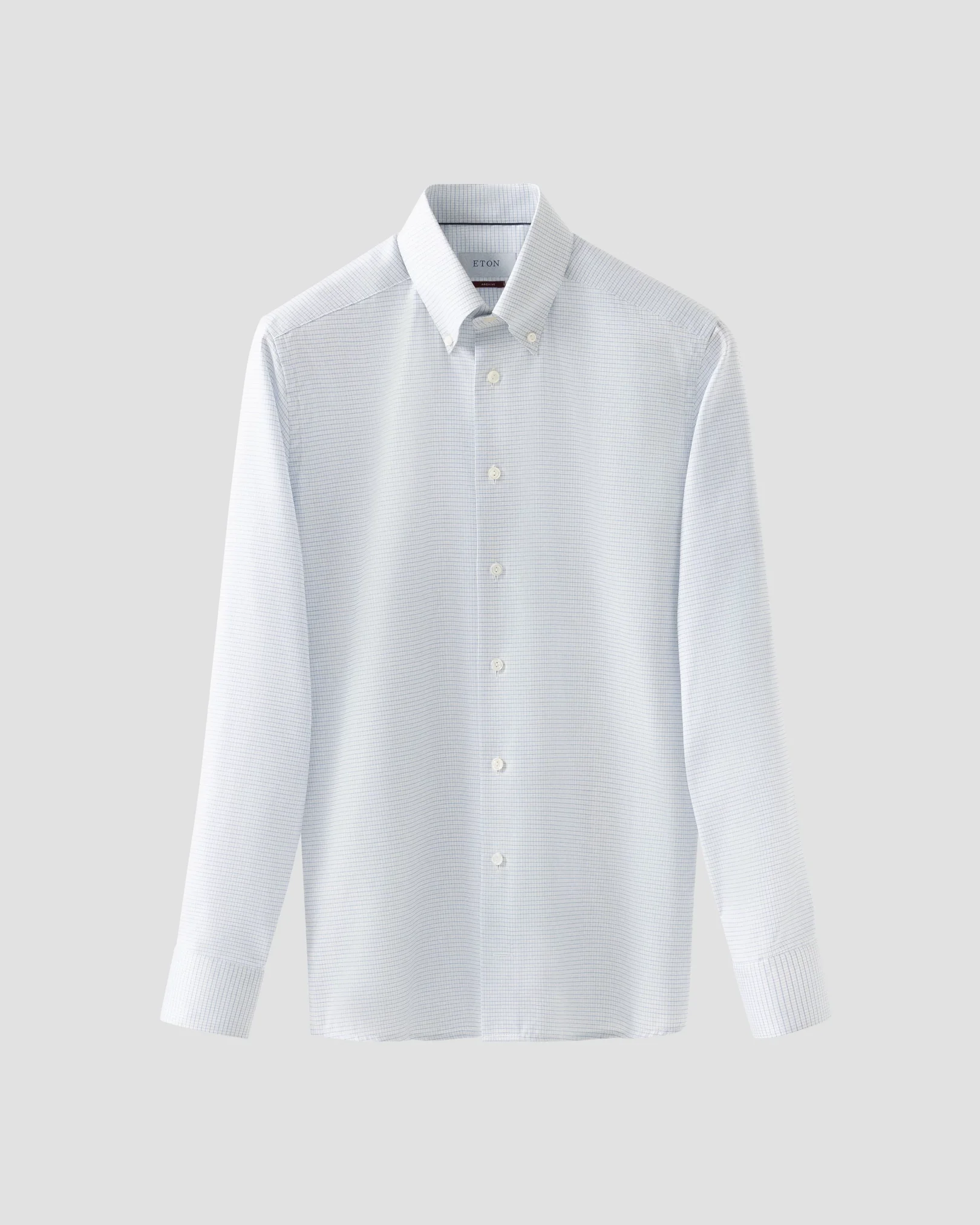 Eton - micro check signature twill shirt