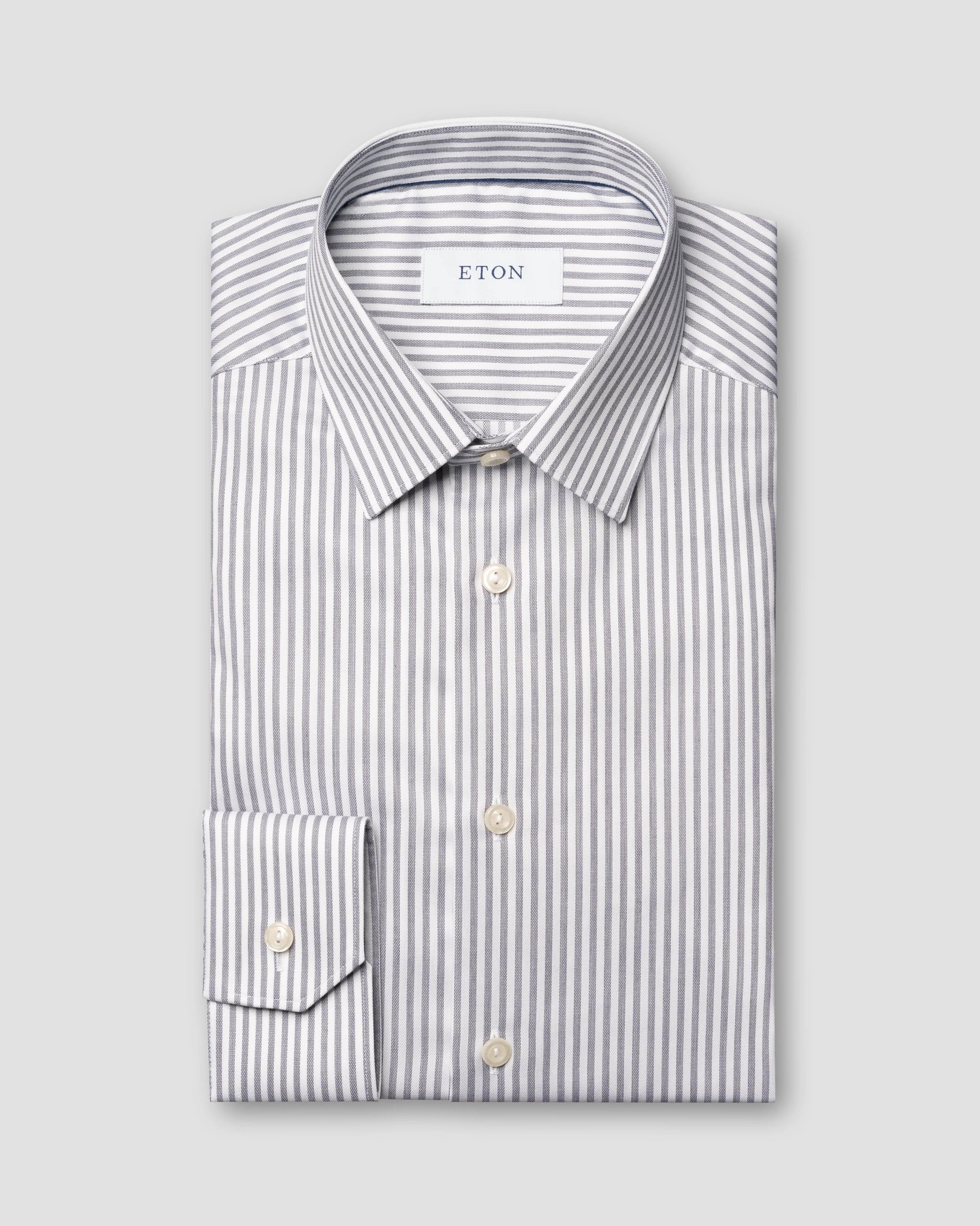 Eton - striped signature twill shirt