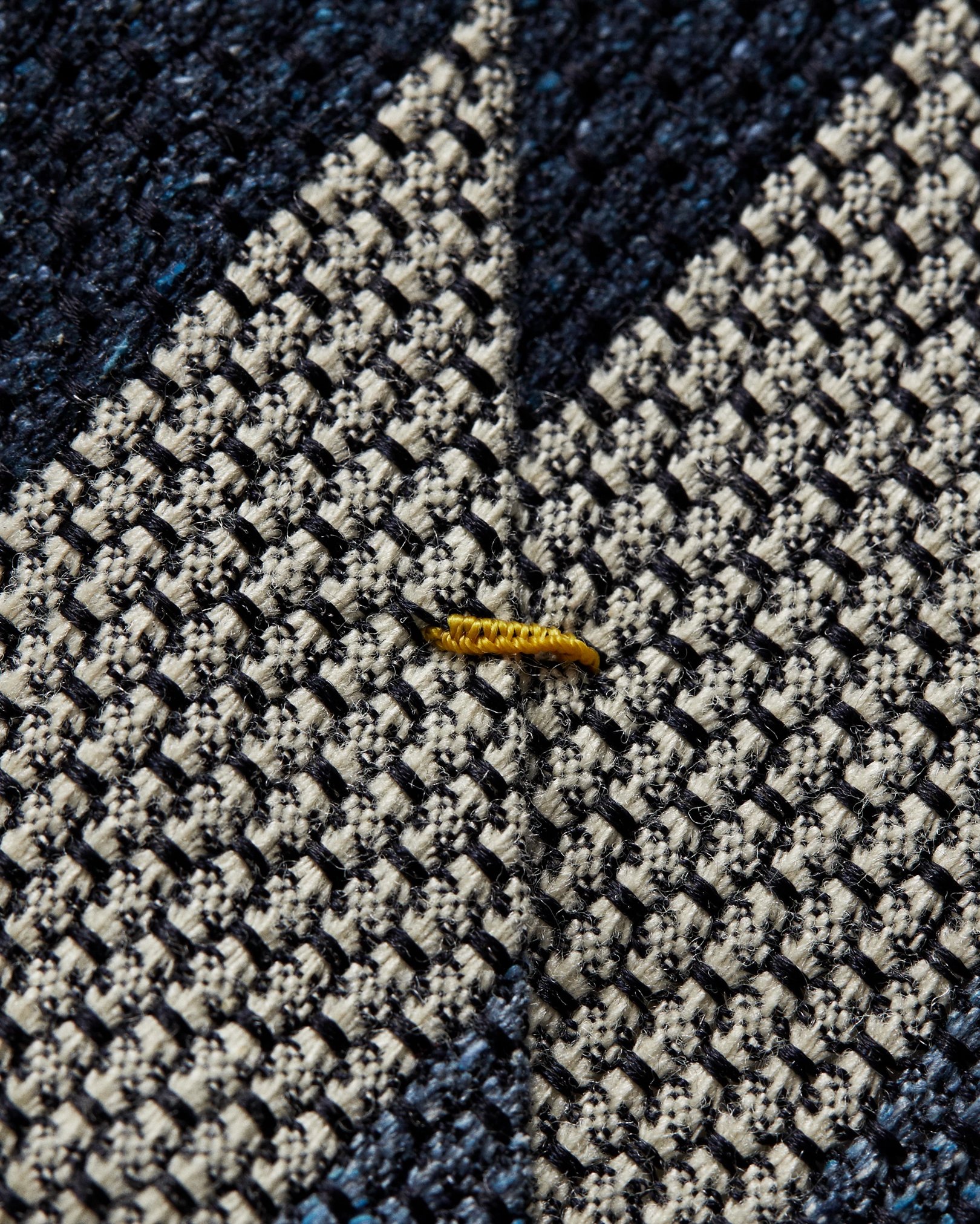 Eton - blue striped grenadine tie
