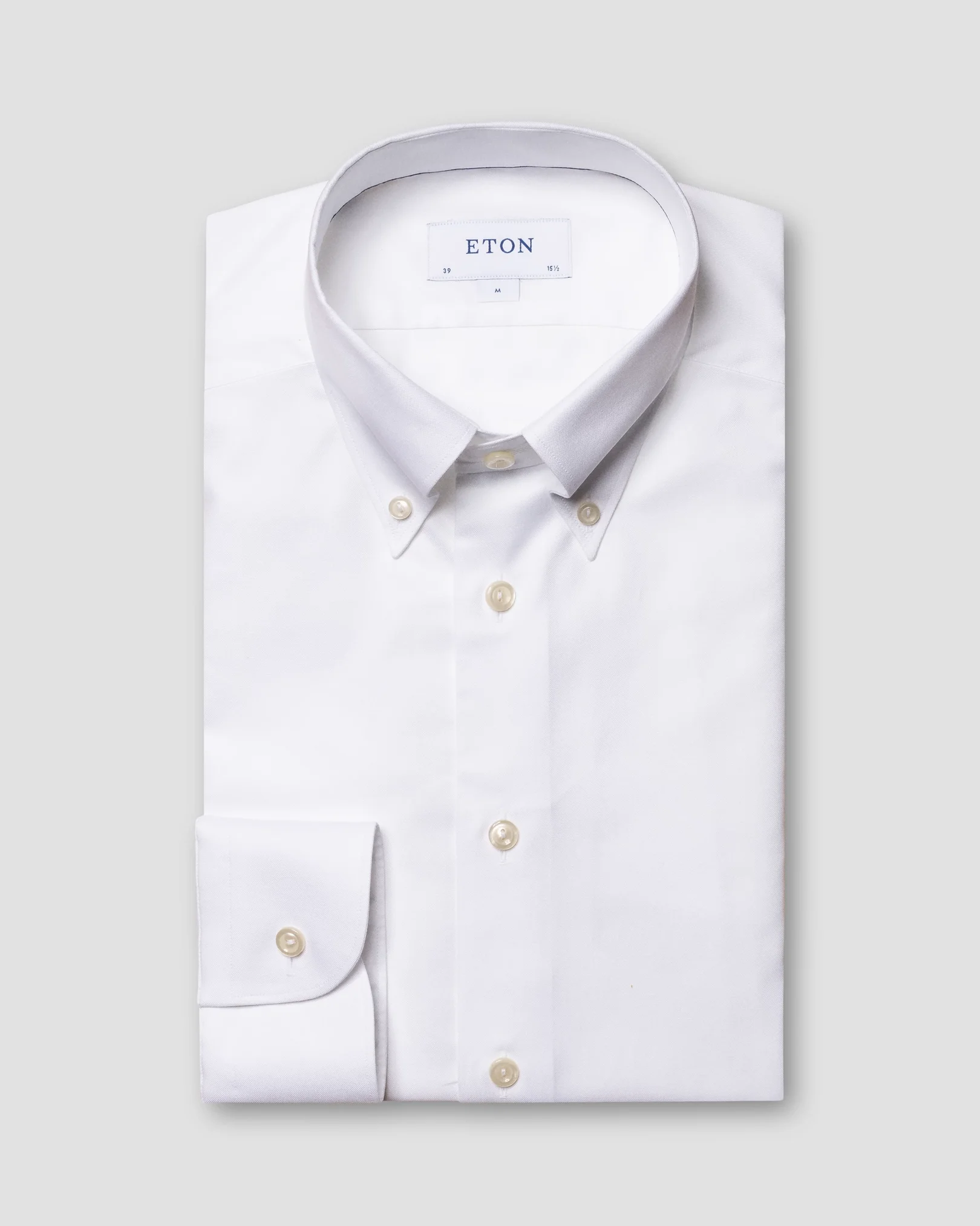 Eton - white signature oxford