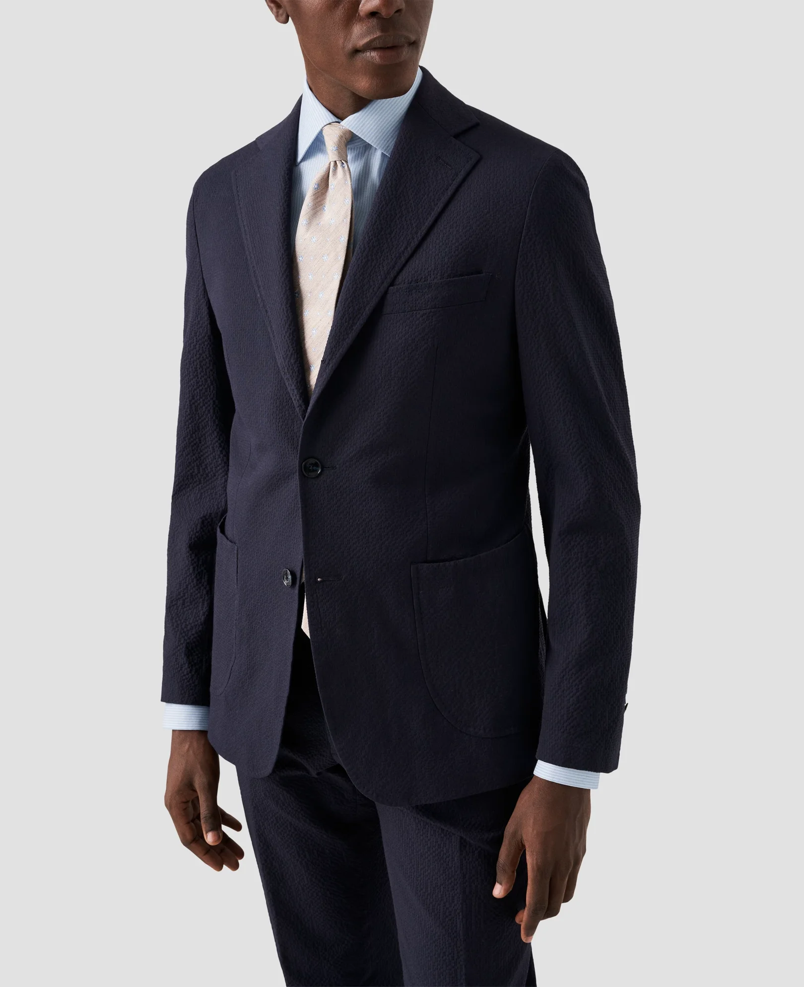 Eton - light blue high end lyocell shirt