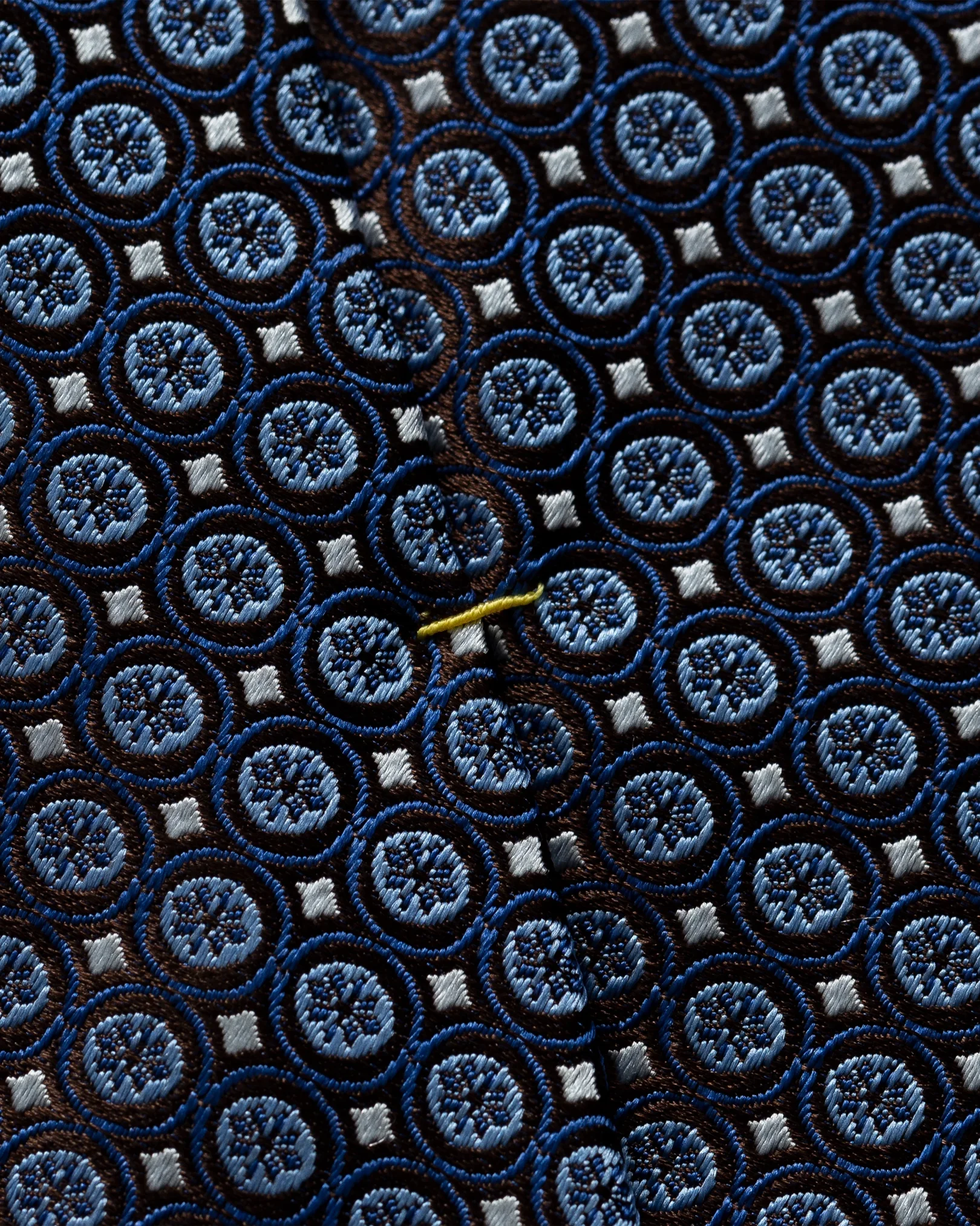 Eton - blue dotted silk tie