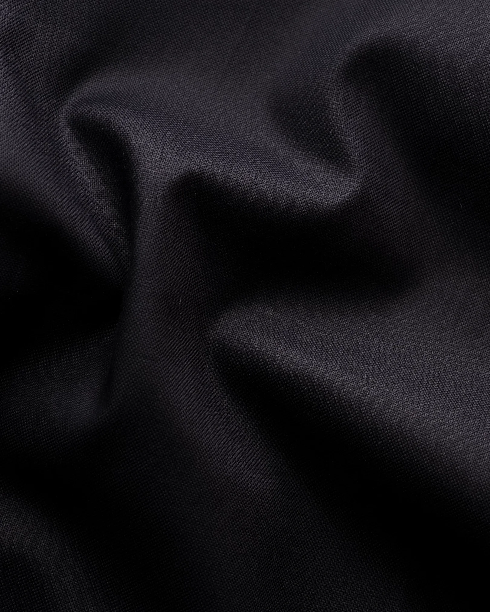 Eton - black solid wrinkle free oxford
