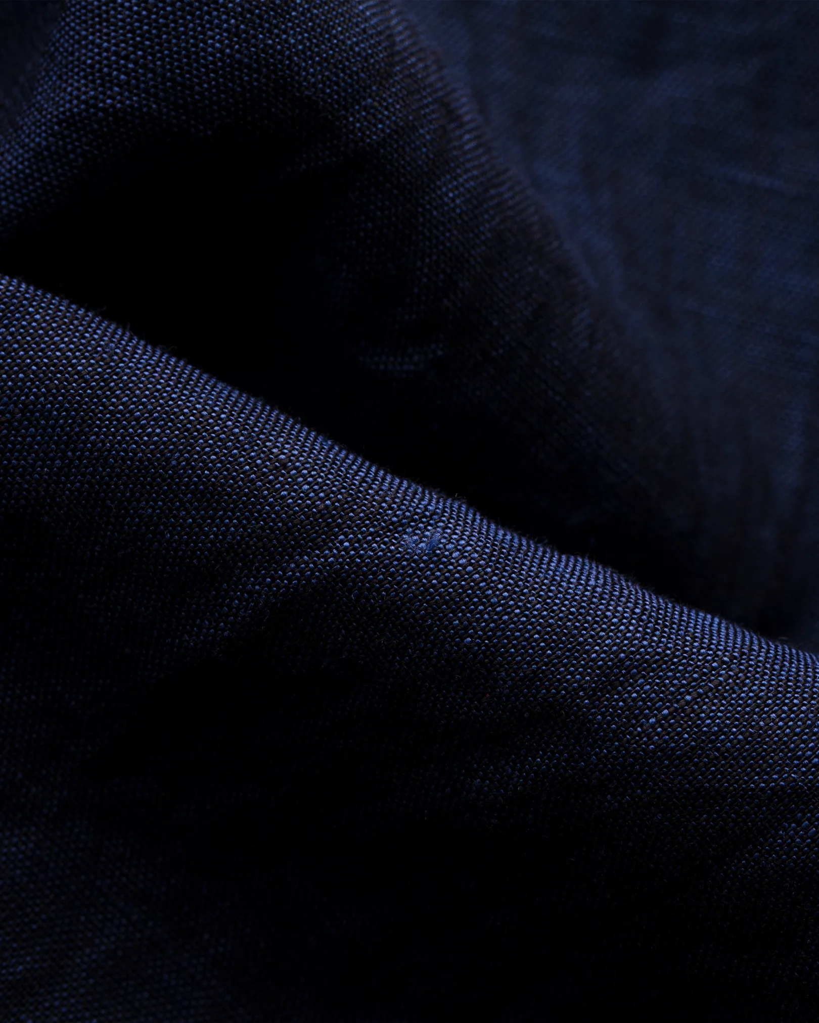 Eton - navy linen resort shirt