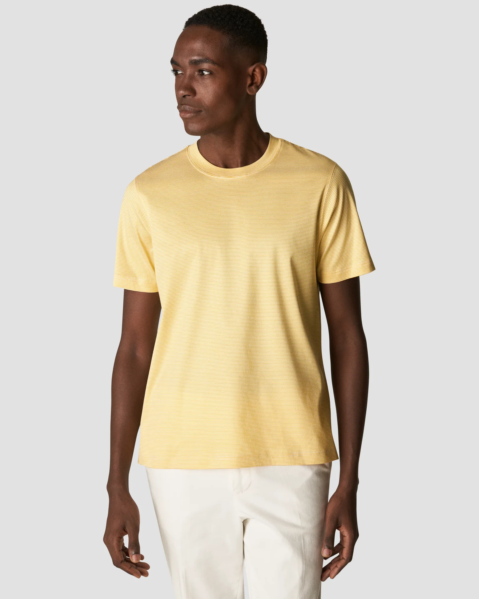 Eton - yellow interlock t shirt