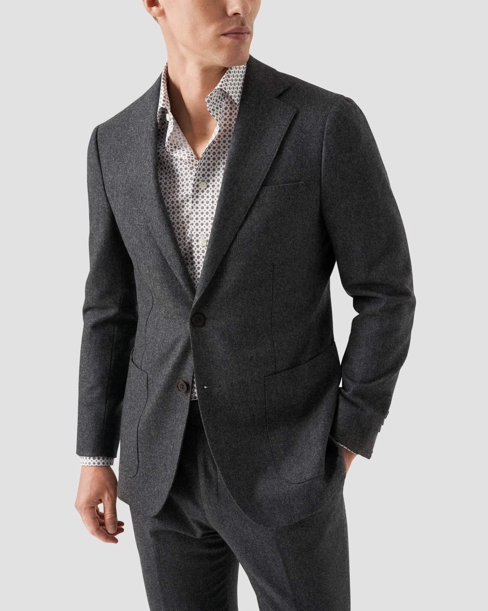 Eton - brown signature twill made to order