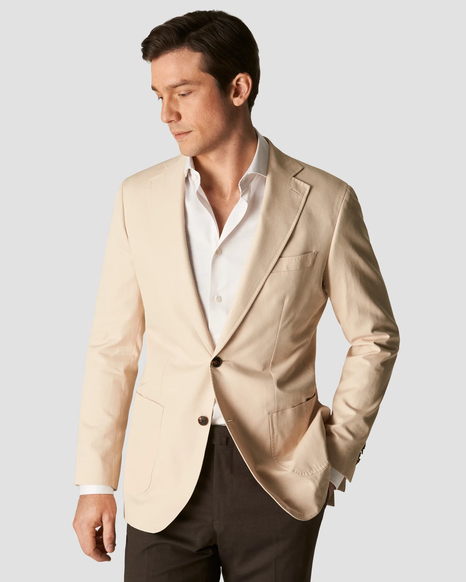 Eton - white jacquard widespread