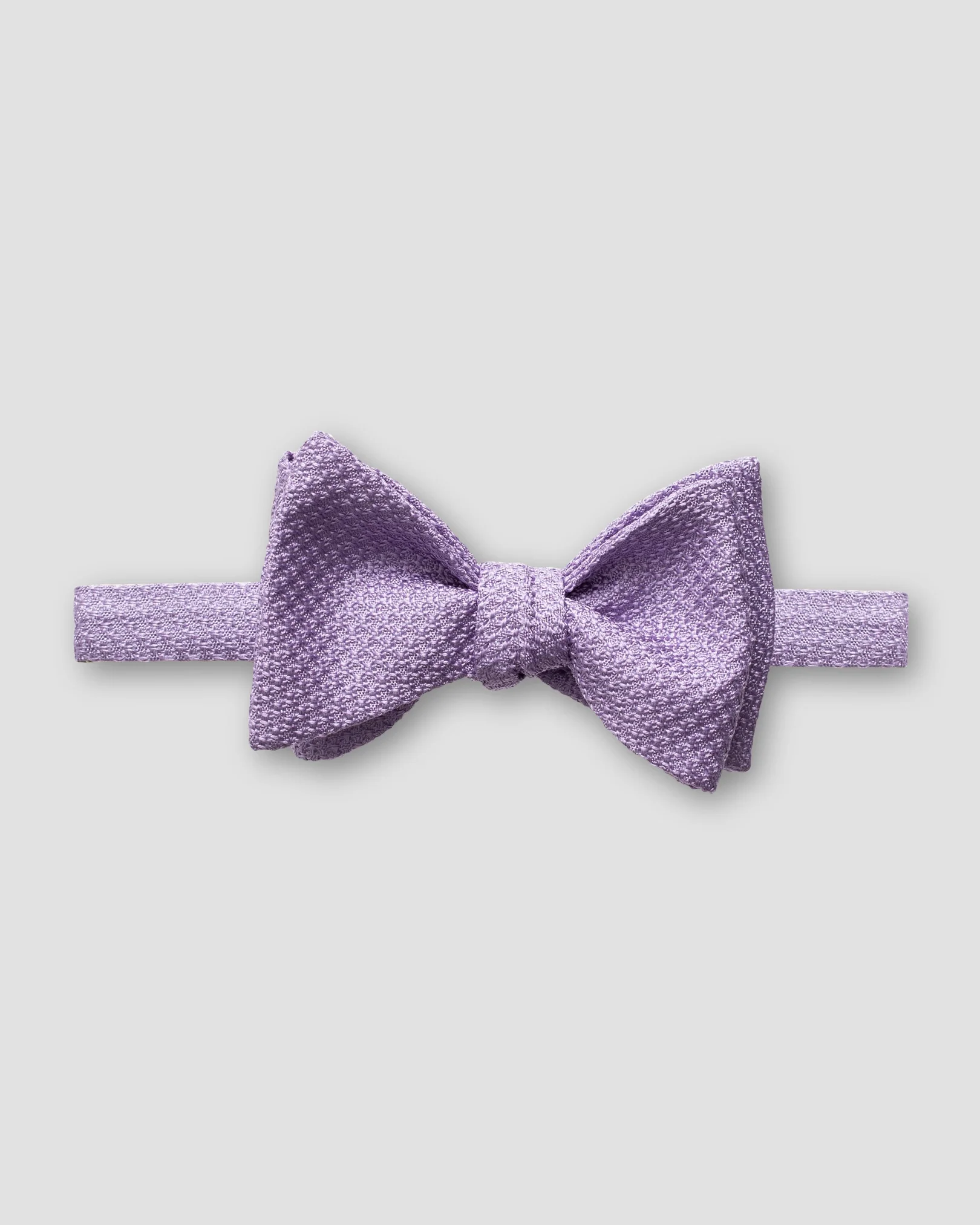 Eton - lavender hand made grenadine bow tie self tied