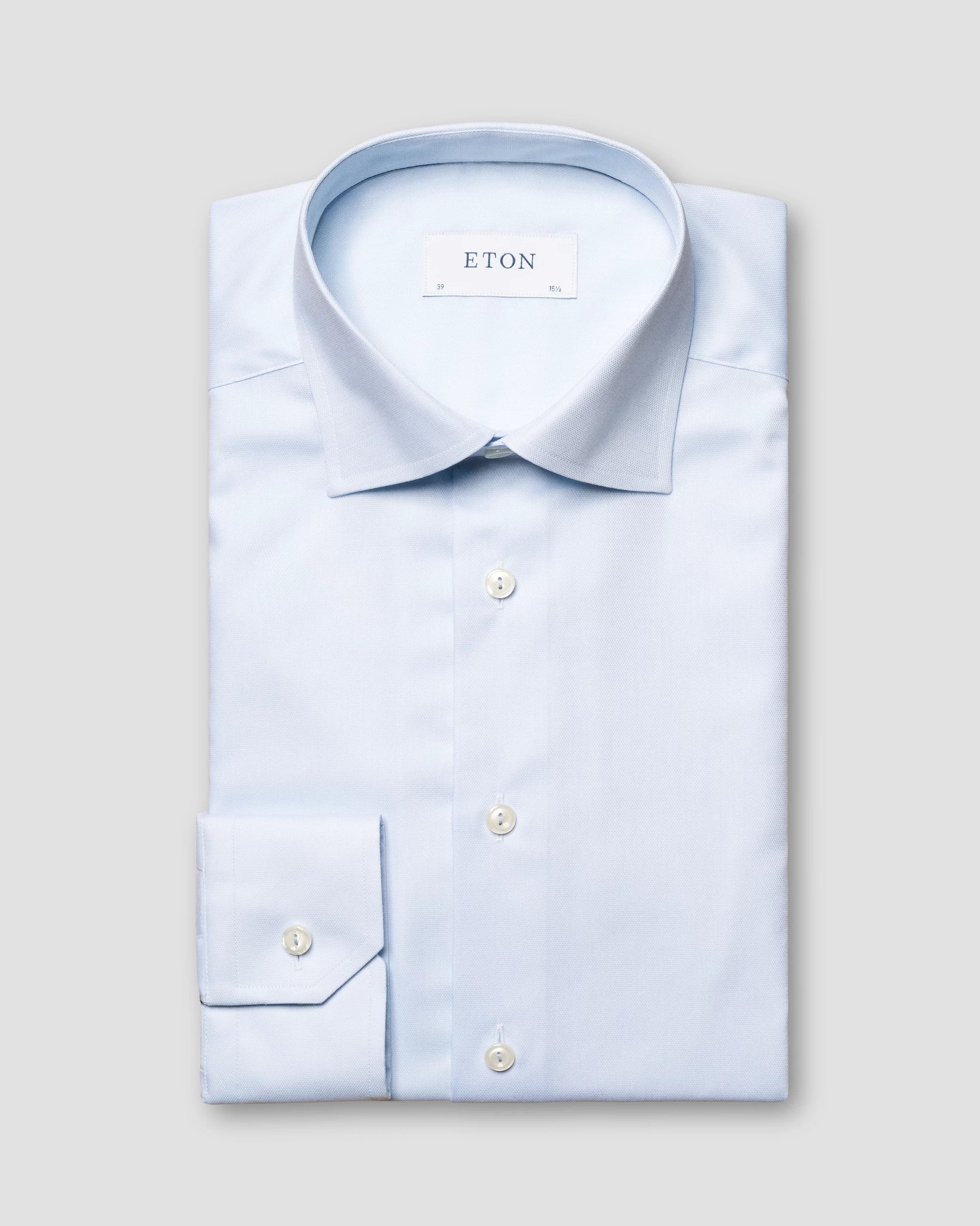 Eton - light blue twill weave