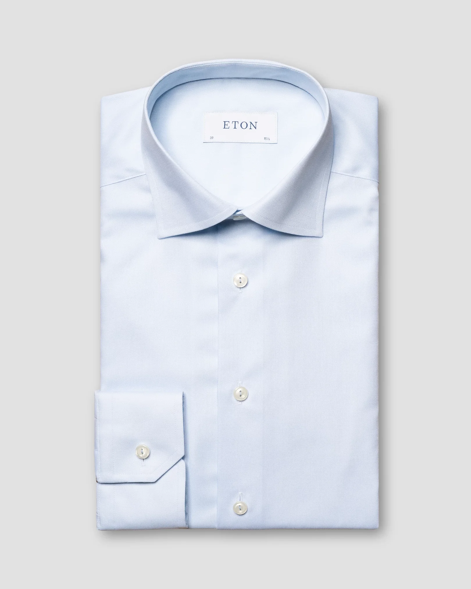 Eton - light blue twill weave