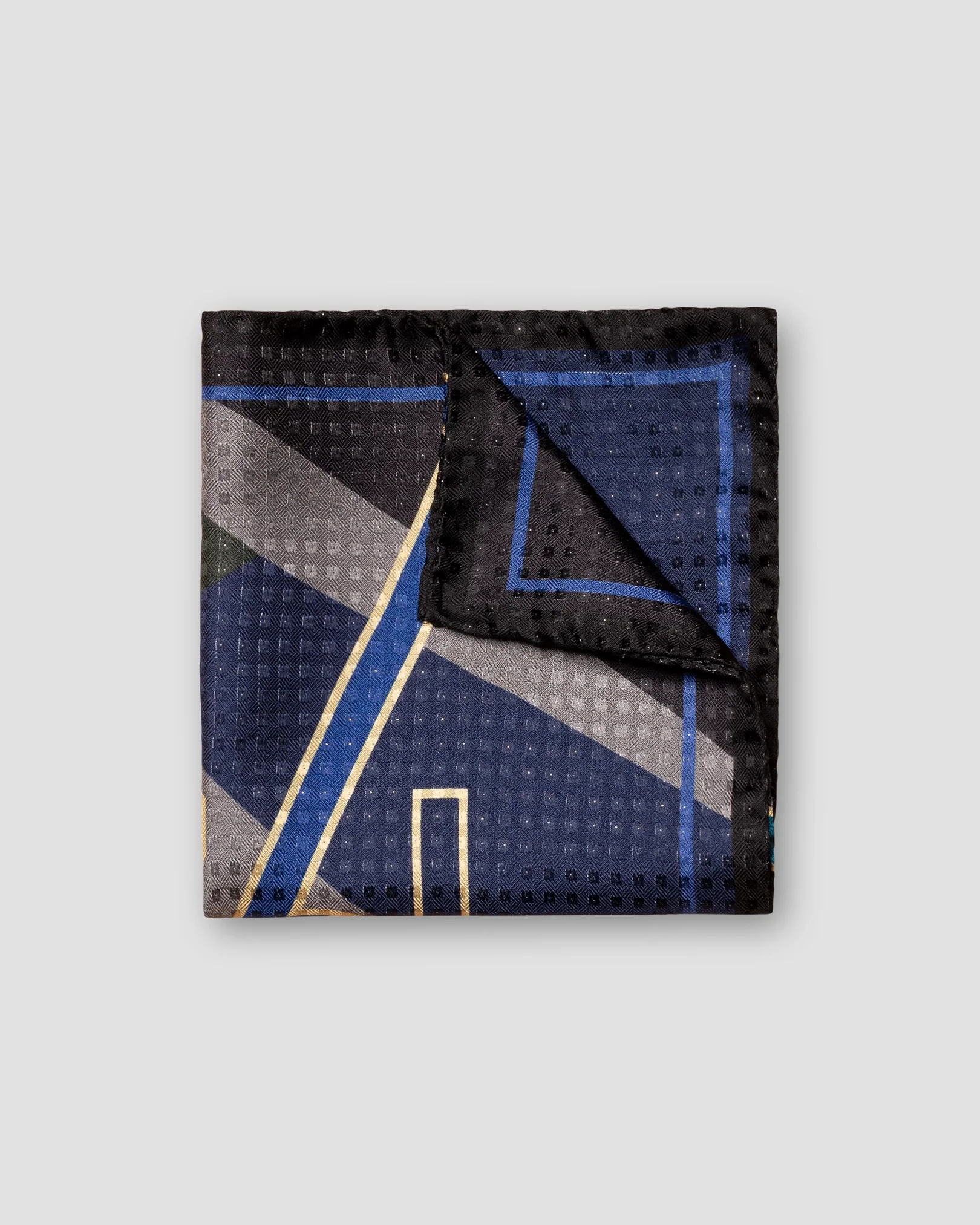 Eton - dark purple heritage pocket square