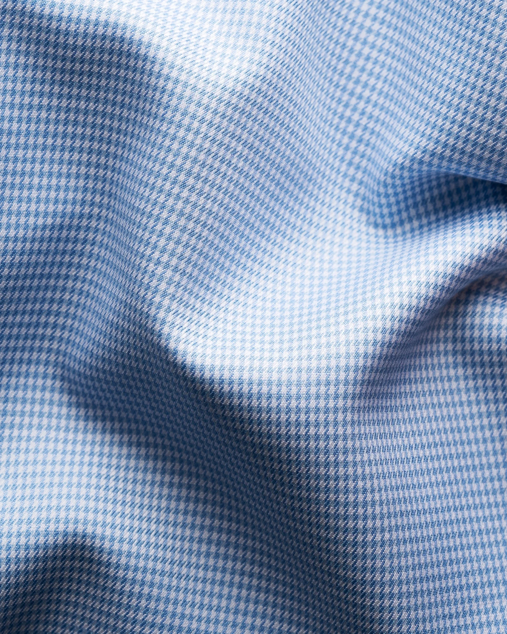 Eton - light blue cotton lyocell twill