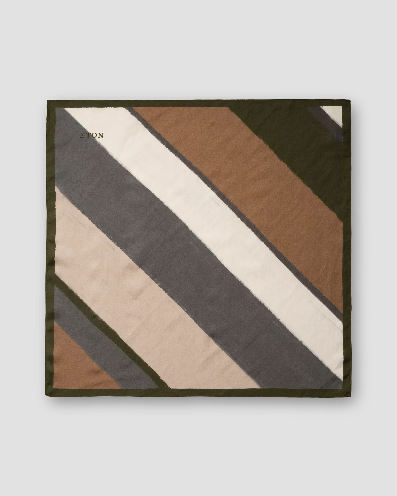 Eton - brown cotton silk bandana