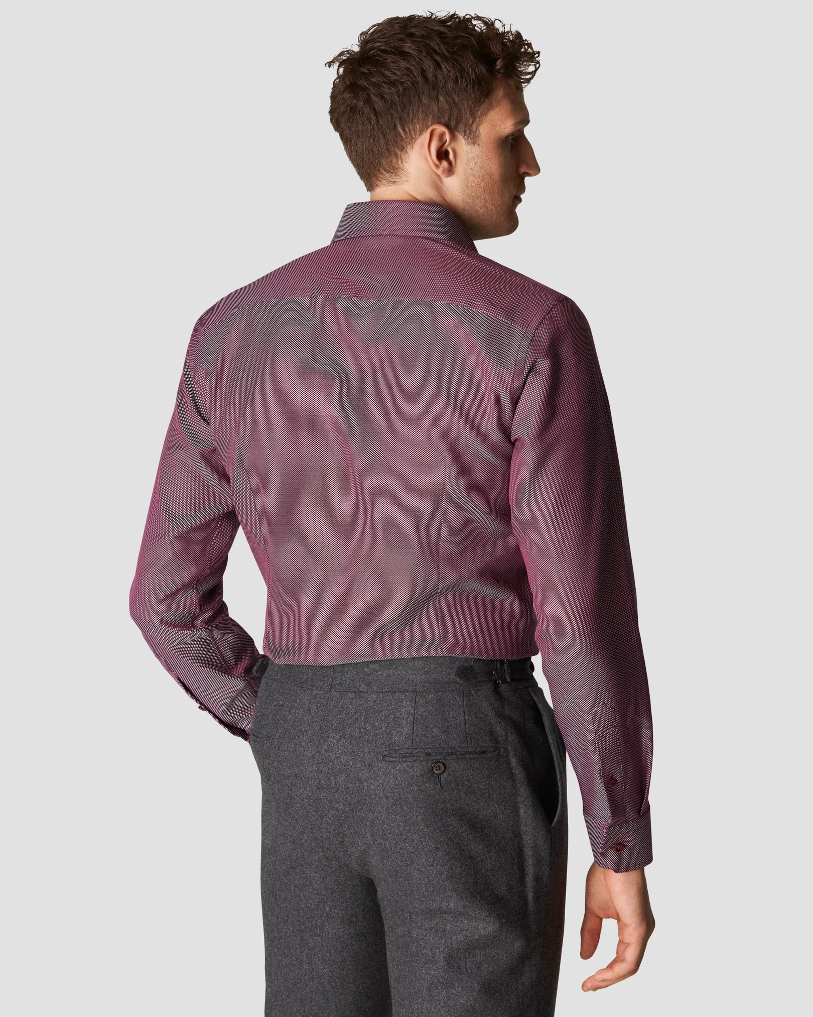 Eton - red kingtwill cut away