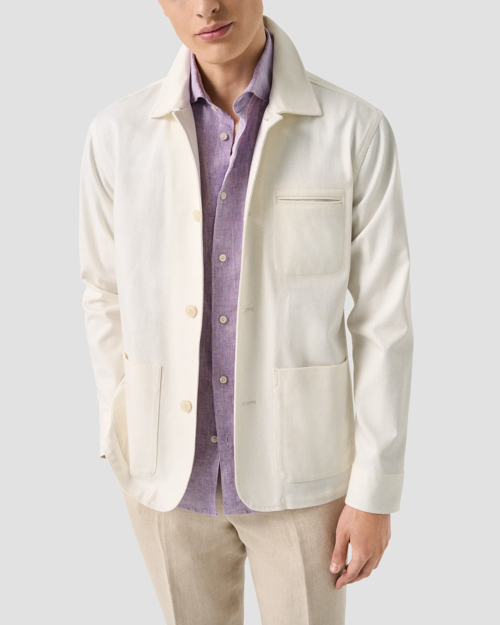 Eton - Short Sleeve Linen Shirt