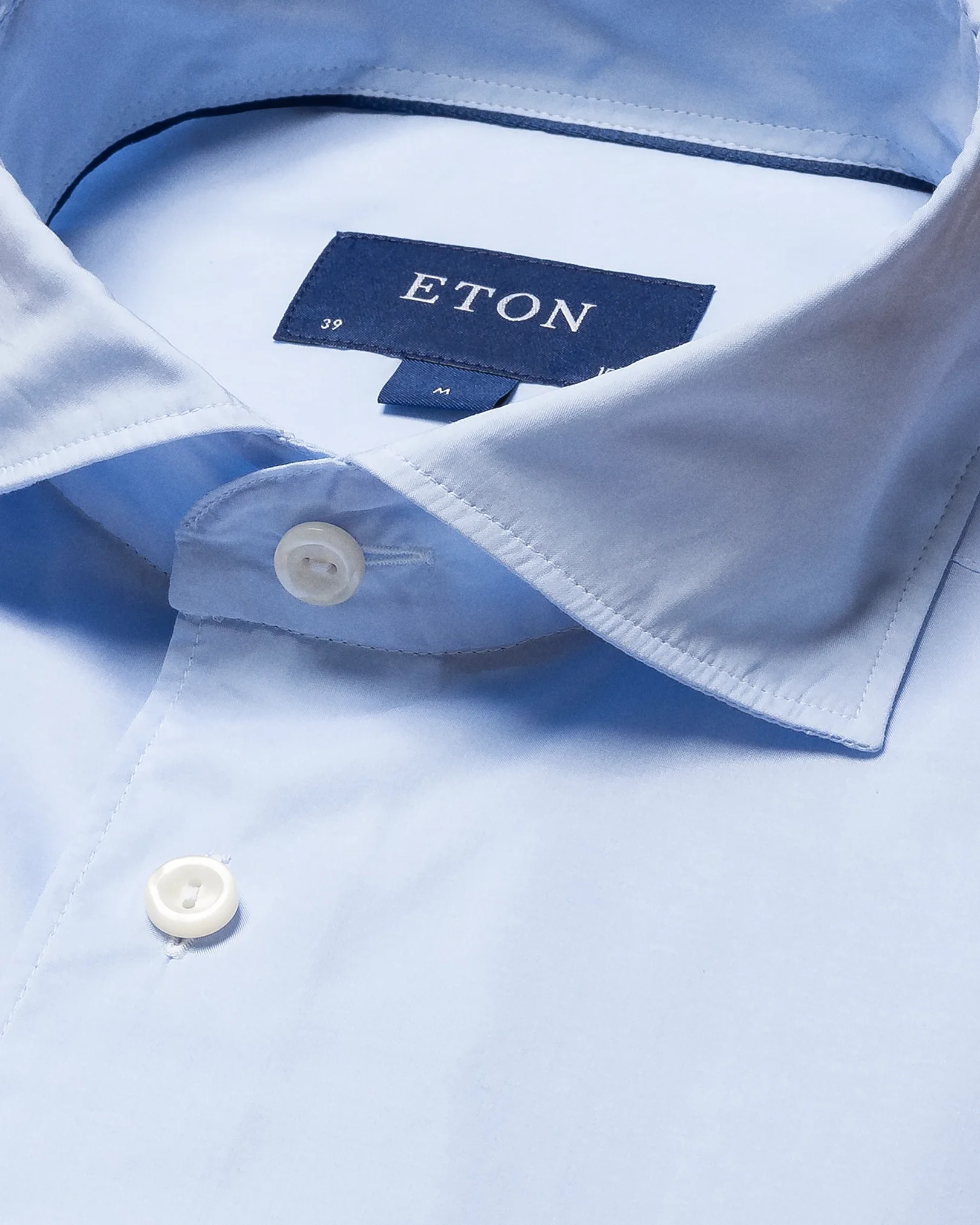 Eton - light blue poplin shirts