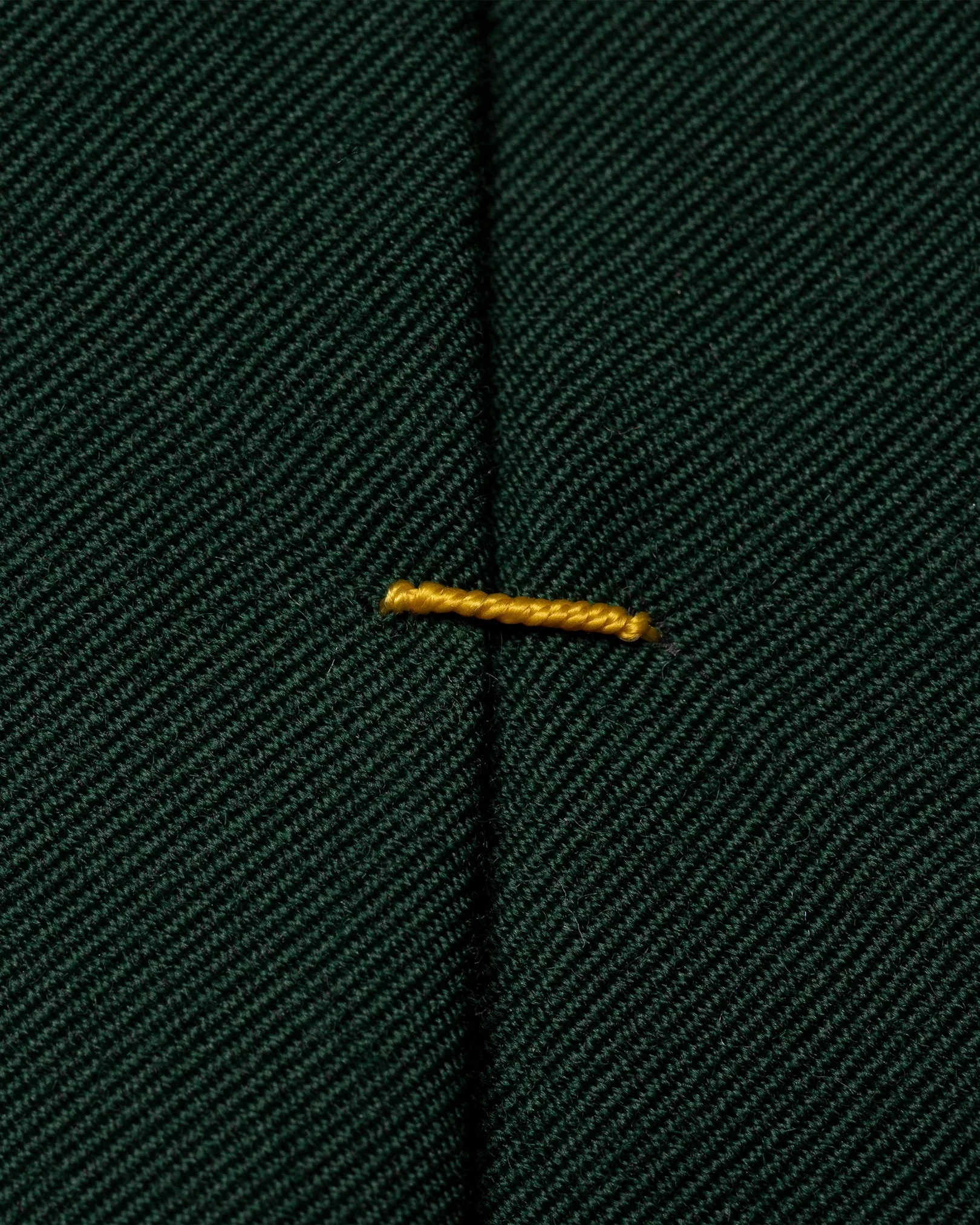 Eton - dark green wool cotton tie