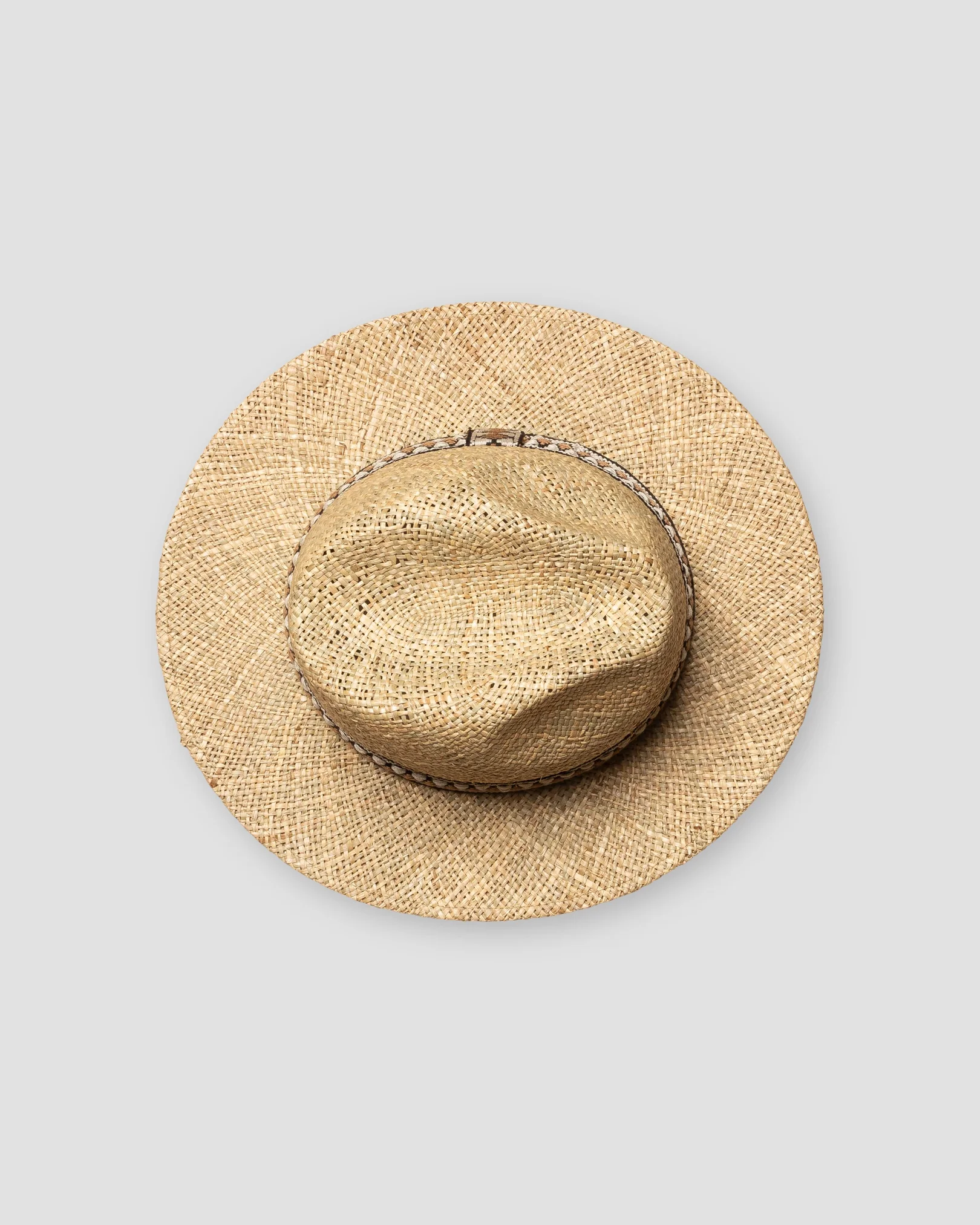 Eton - brown seagrass hat