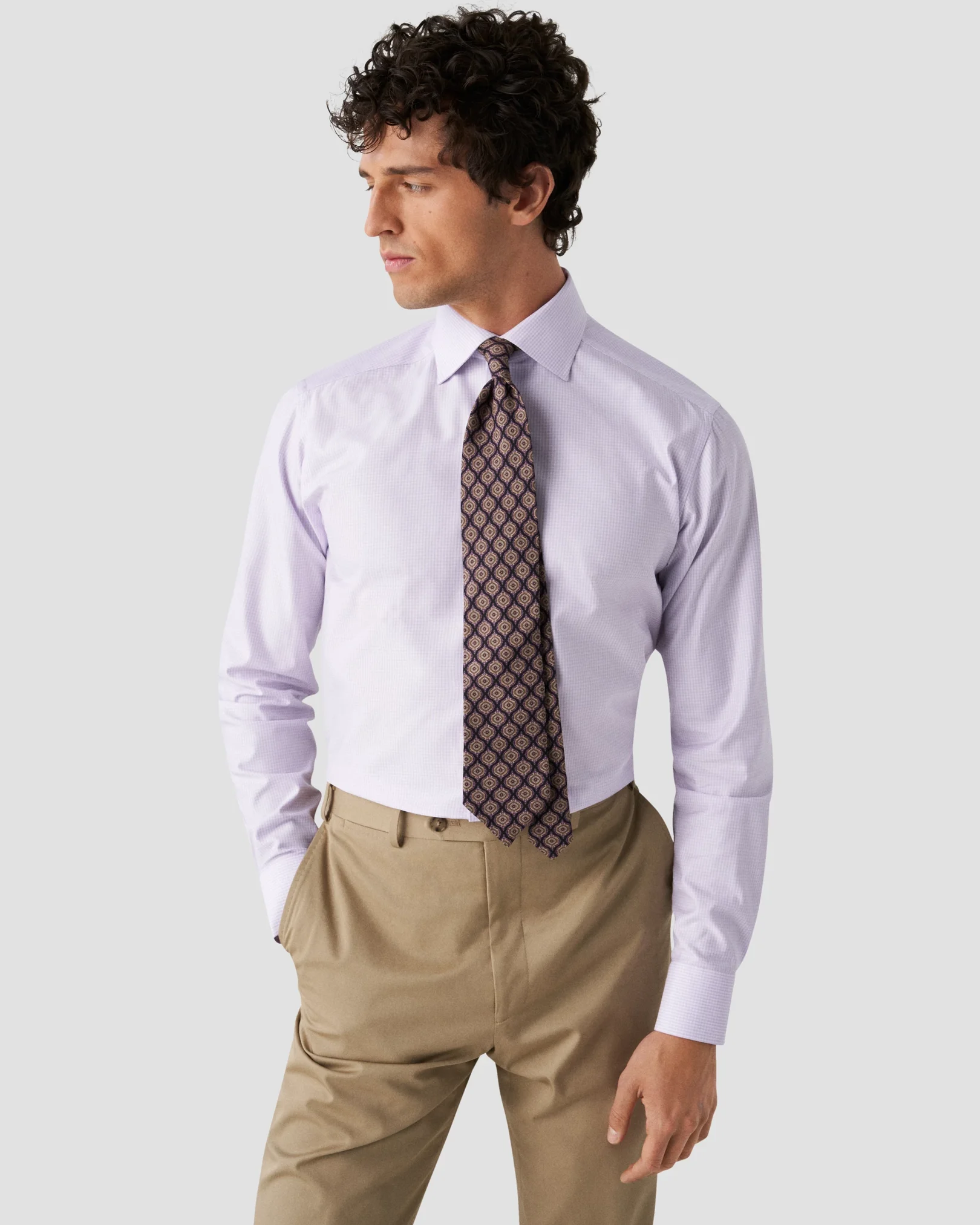 Eton - light purple cottontencel