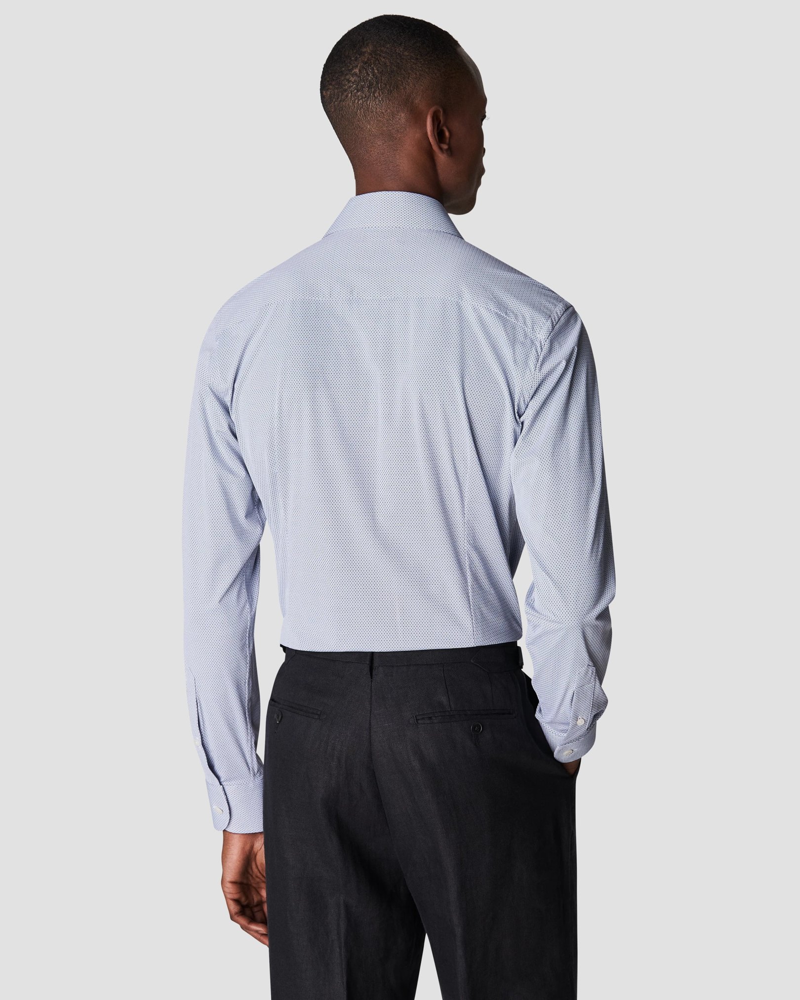 Eton - dark blue 4 way stretch