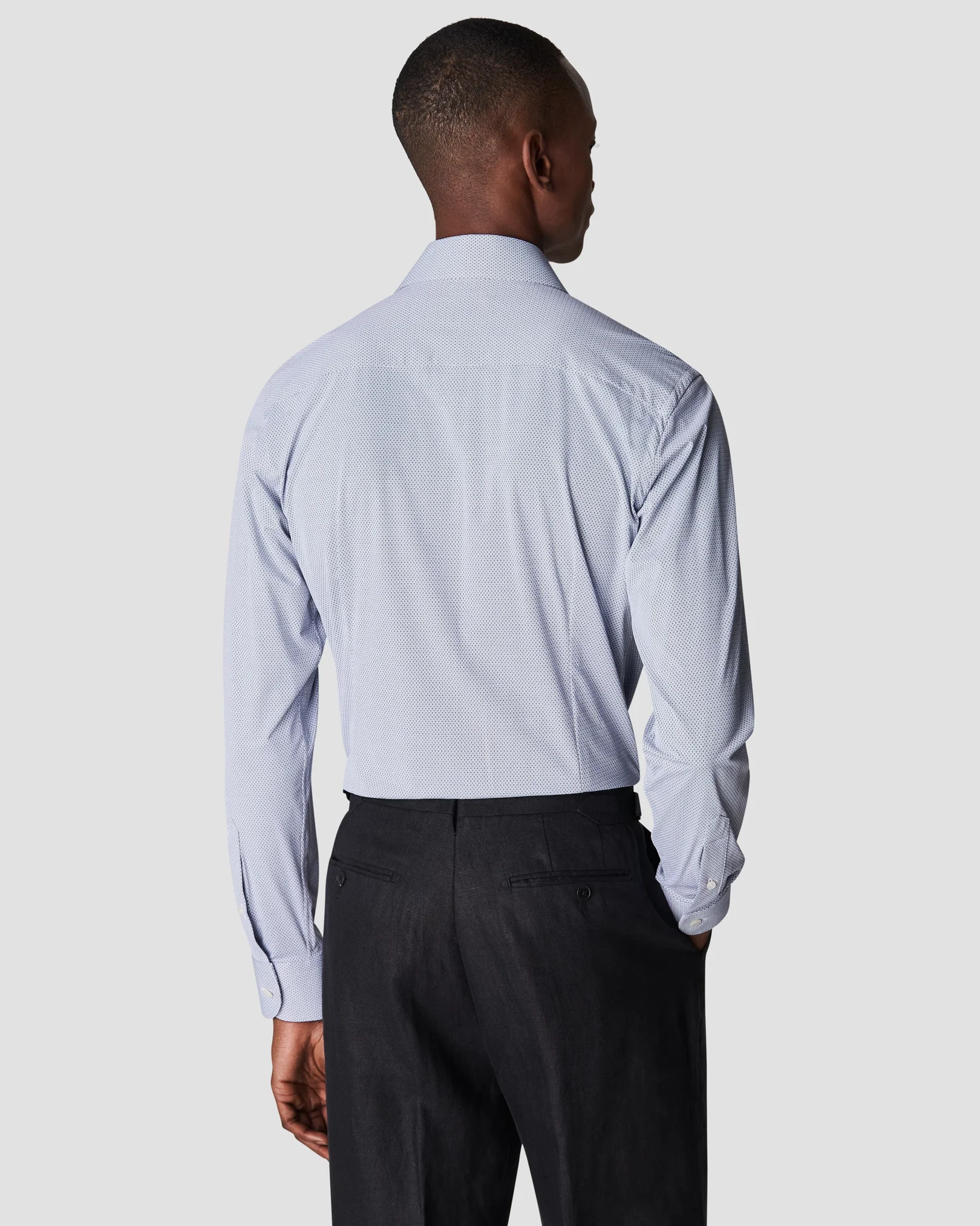 Eton - dark blue 4 way stretch