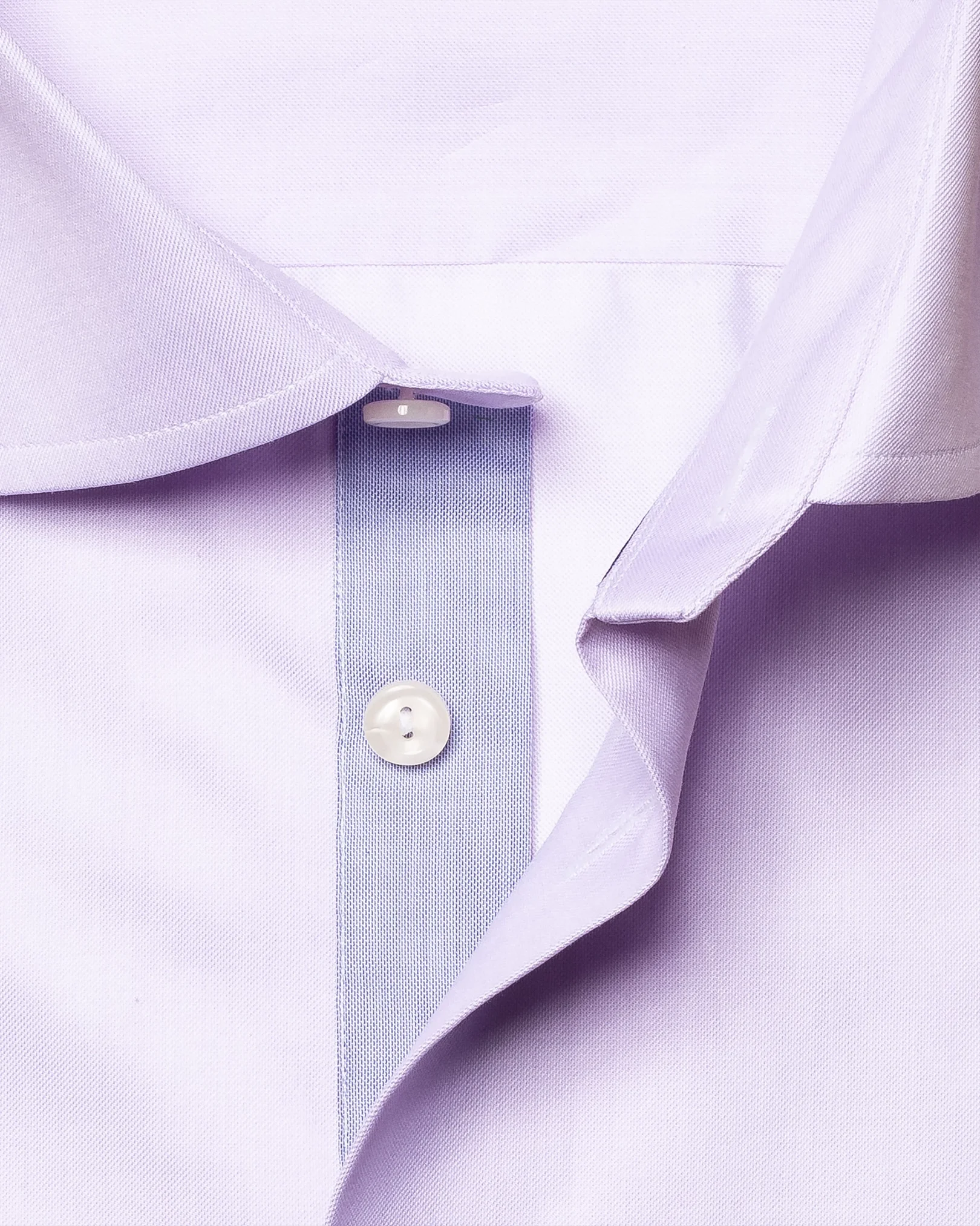 Eton - light purple signature twill cutaway shirt