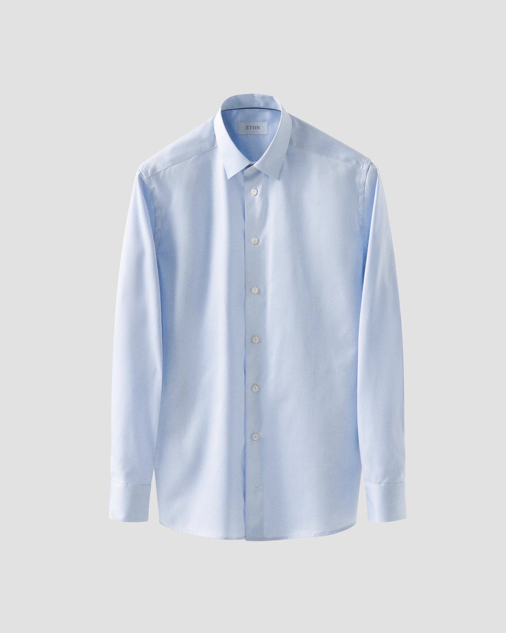 Eton - light blue signature twill shirt pointed