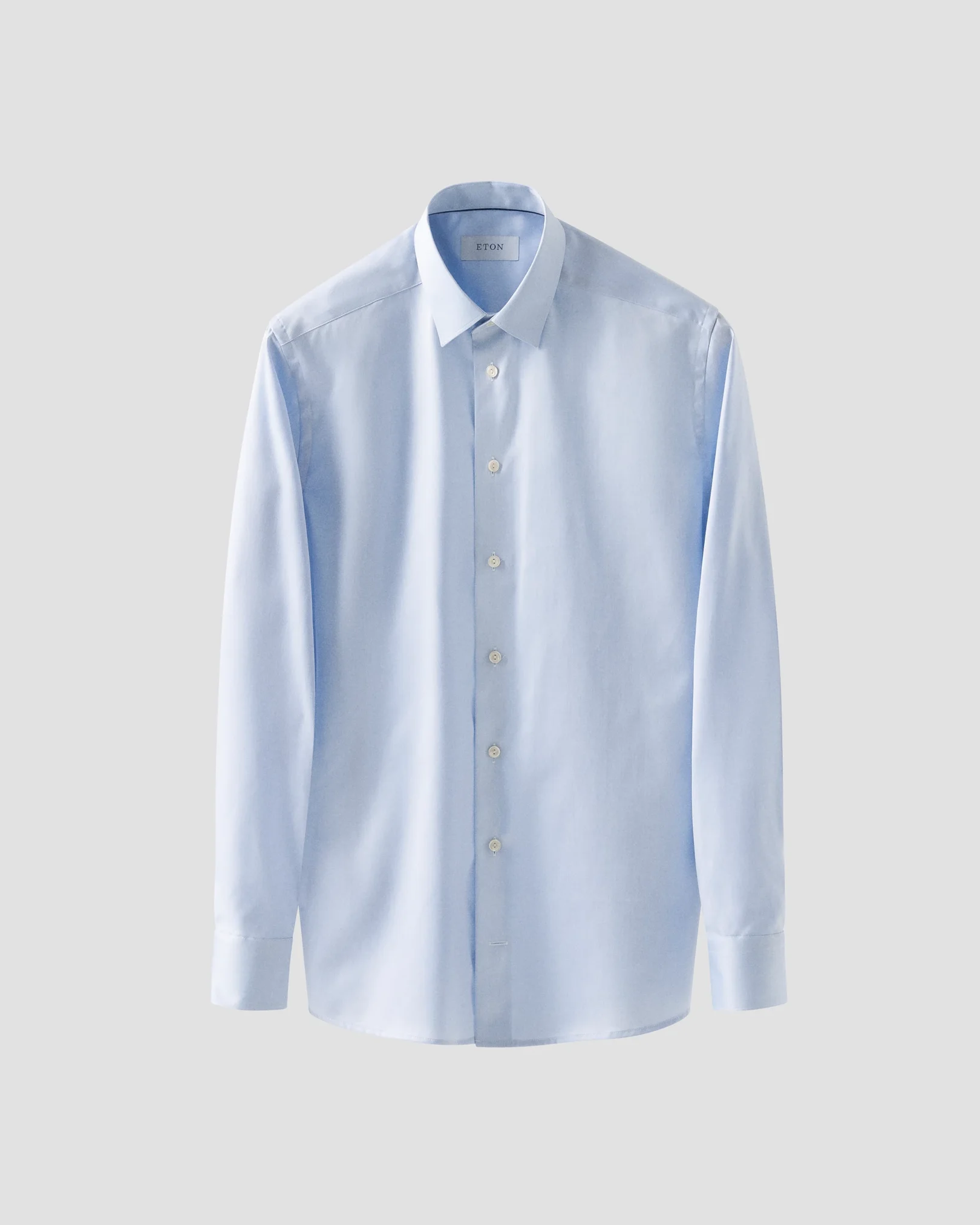 Eton - light blue signature twill shirt pointed
