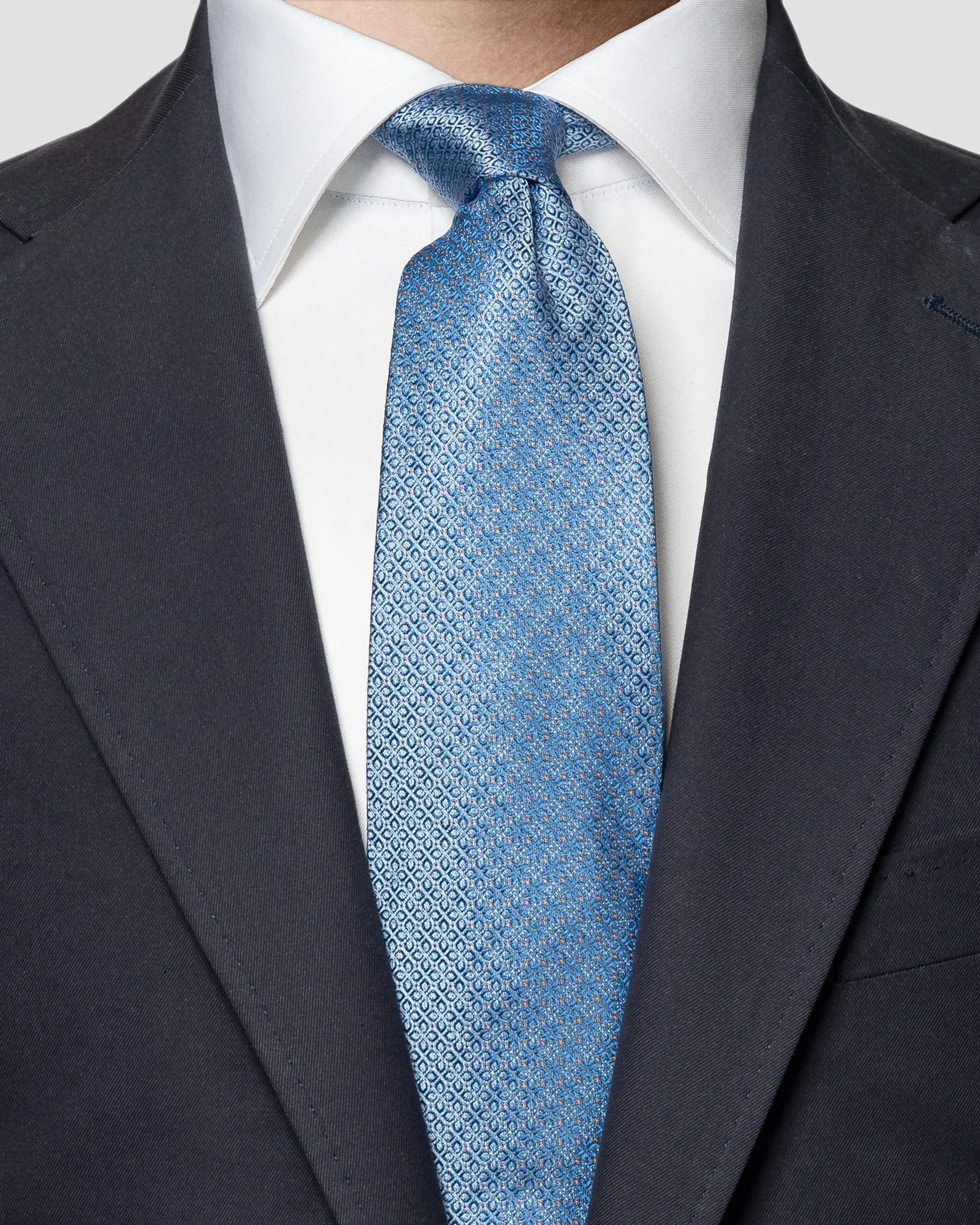 Eton - mid blue jacquard