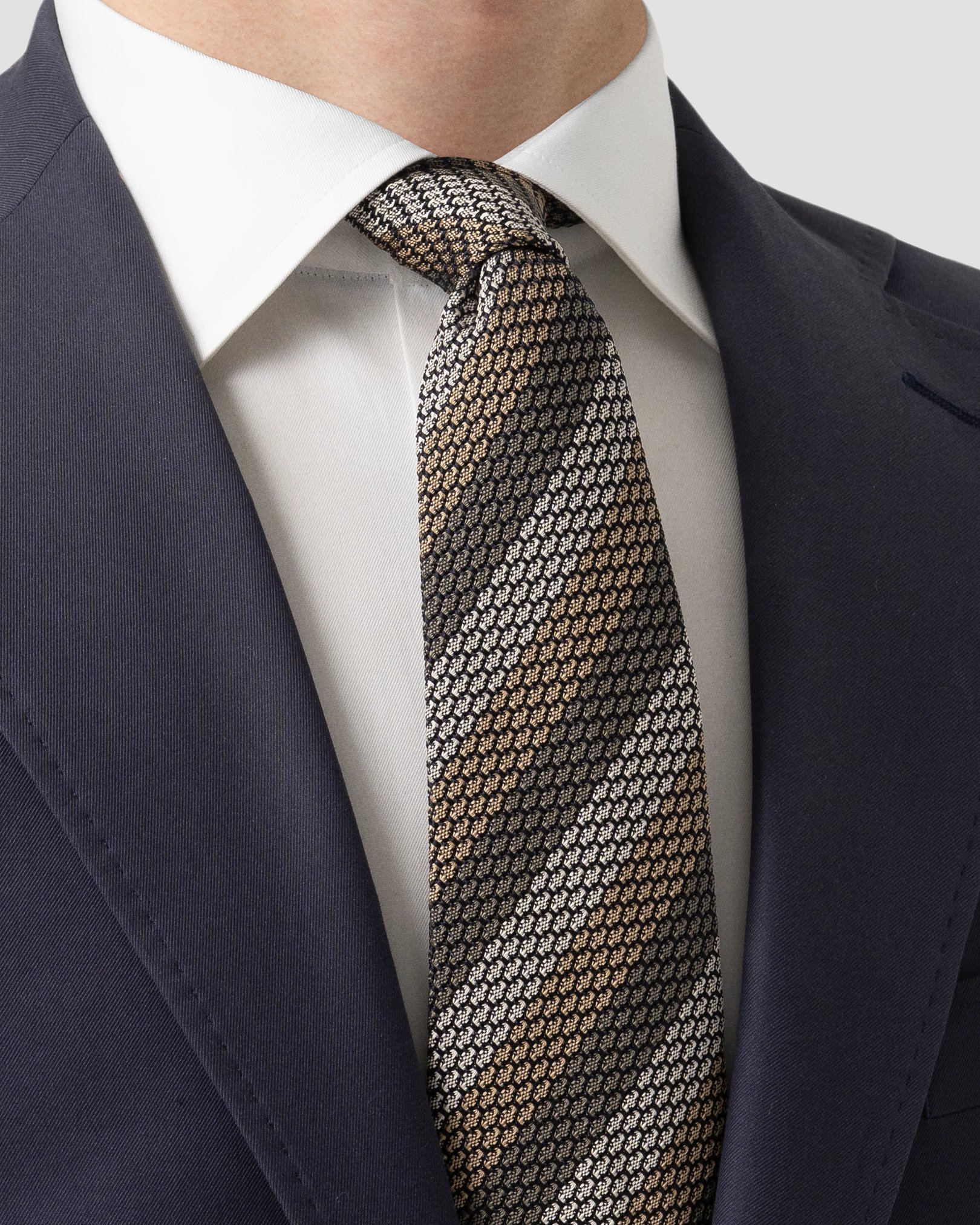 Eton - dark green como tie