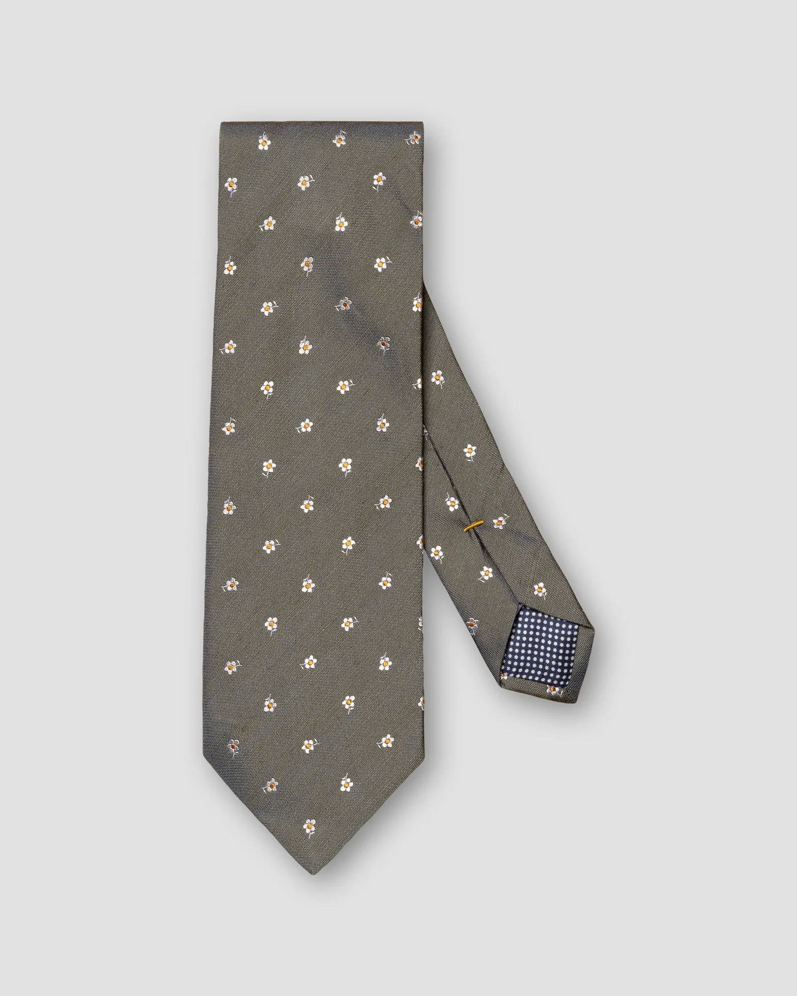 Eton - dark green silk blend