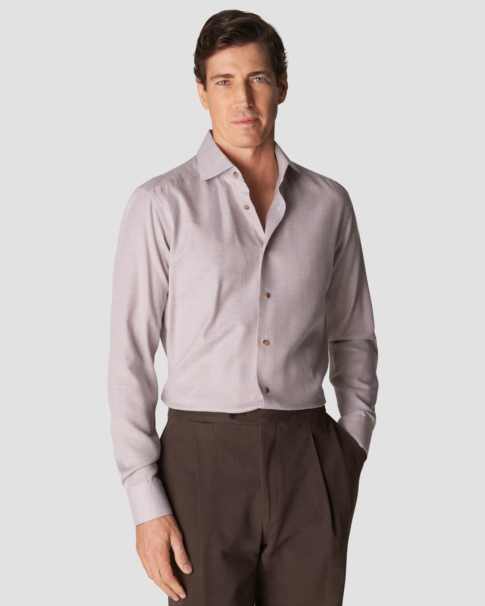 Eton - brown basket weave