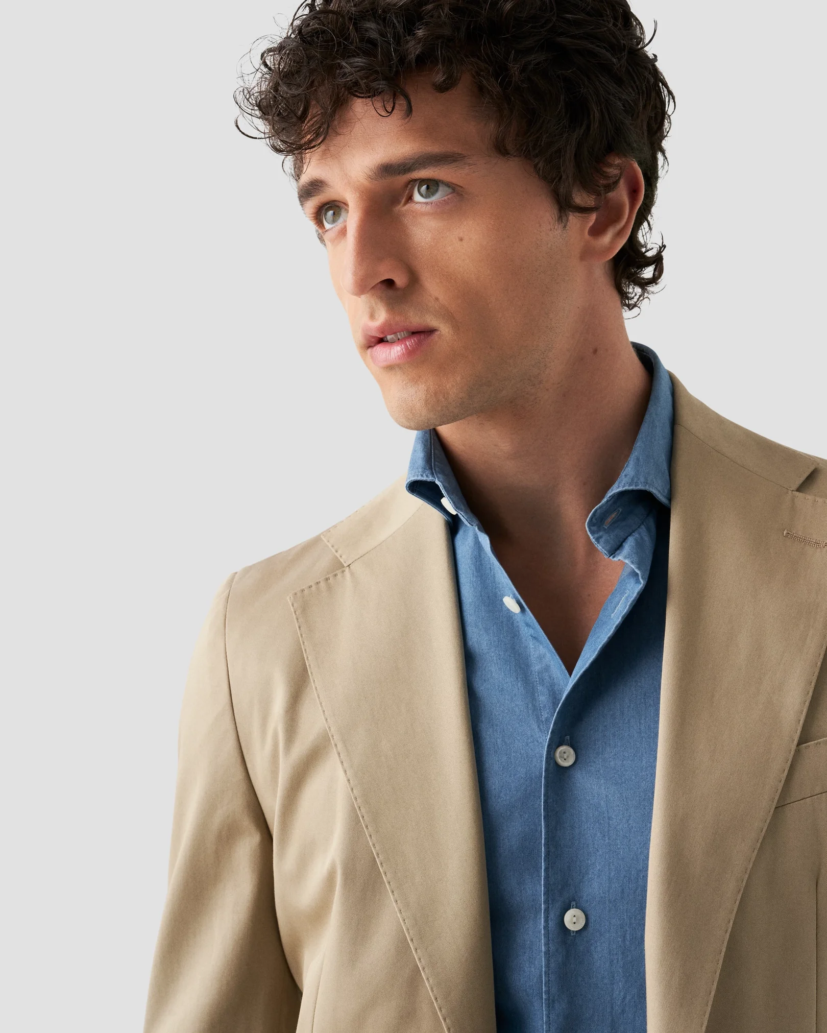 Eton - lightweight denim shirt soft