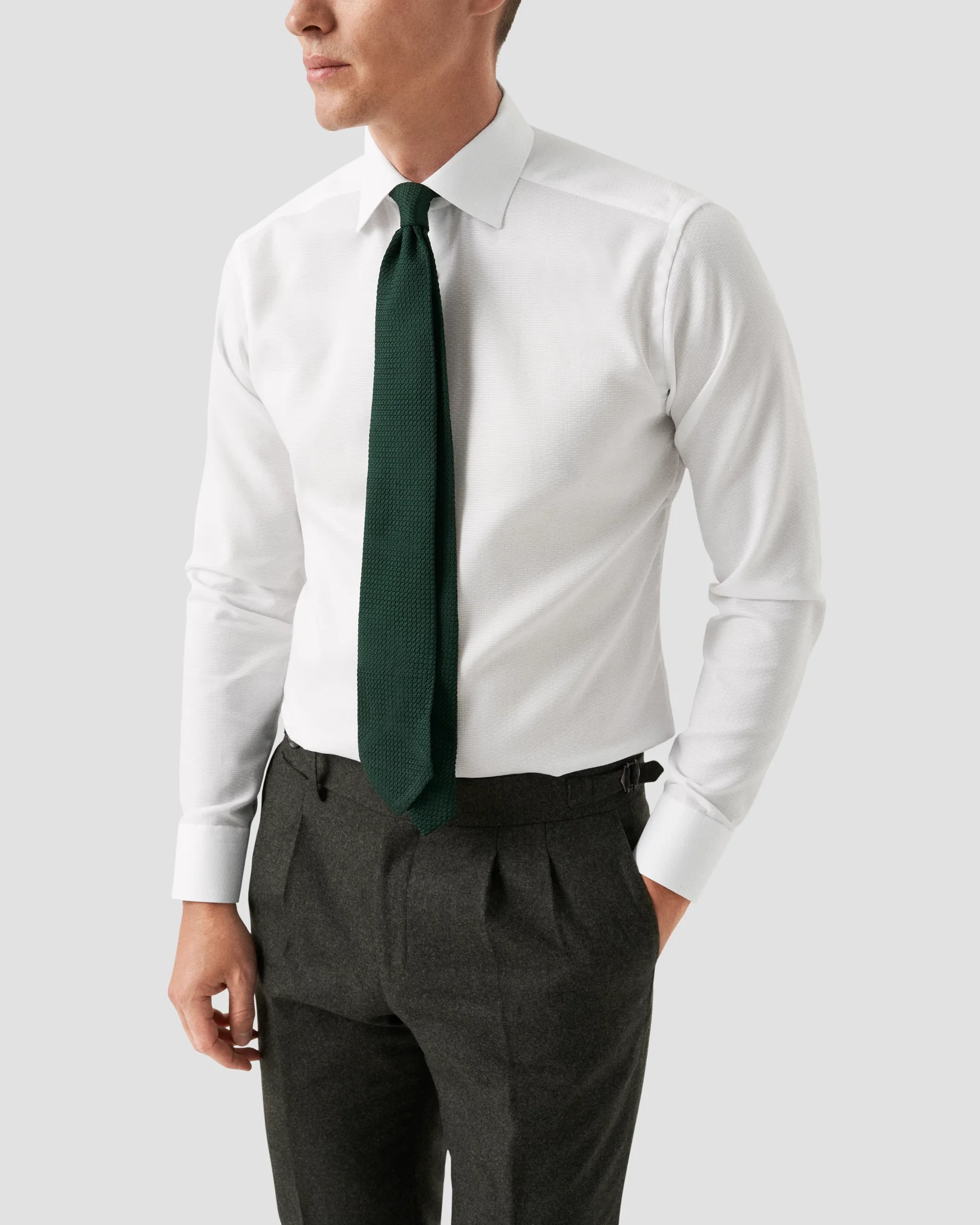 Eton - white twill made to order