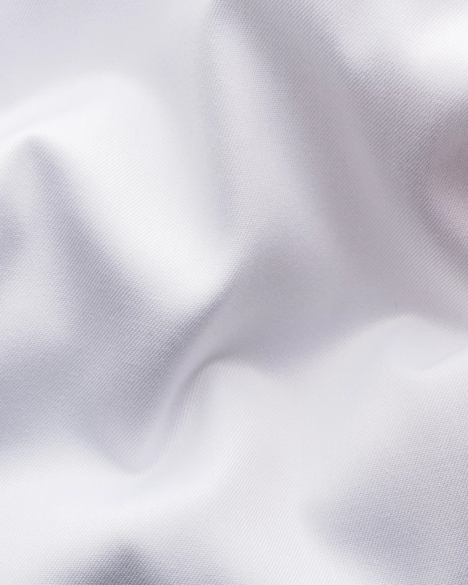 Eton - white signature twill contrast collar