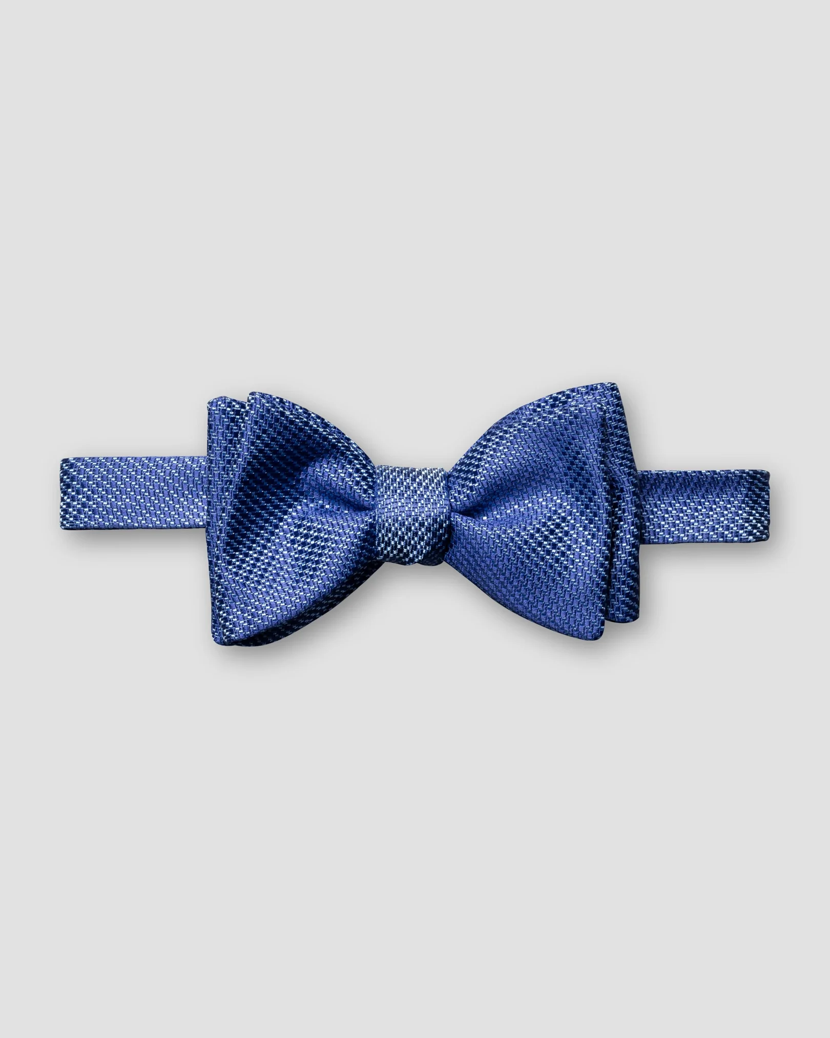 Eton - navy silk bow tie self tied