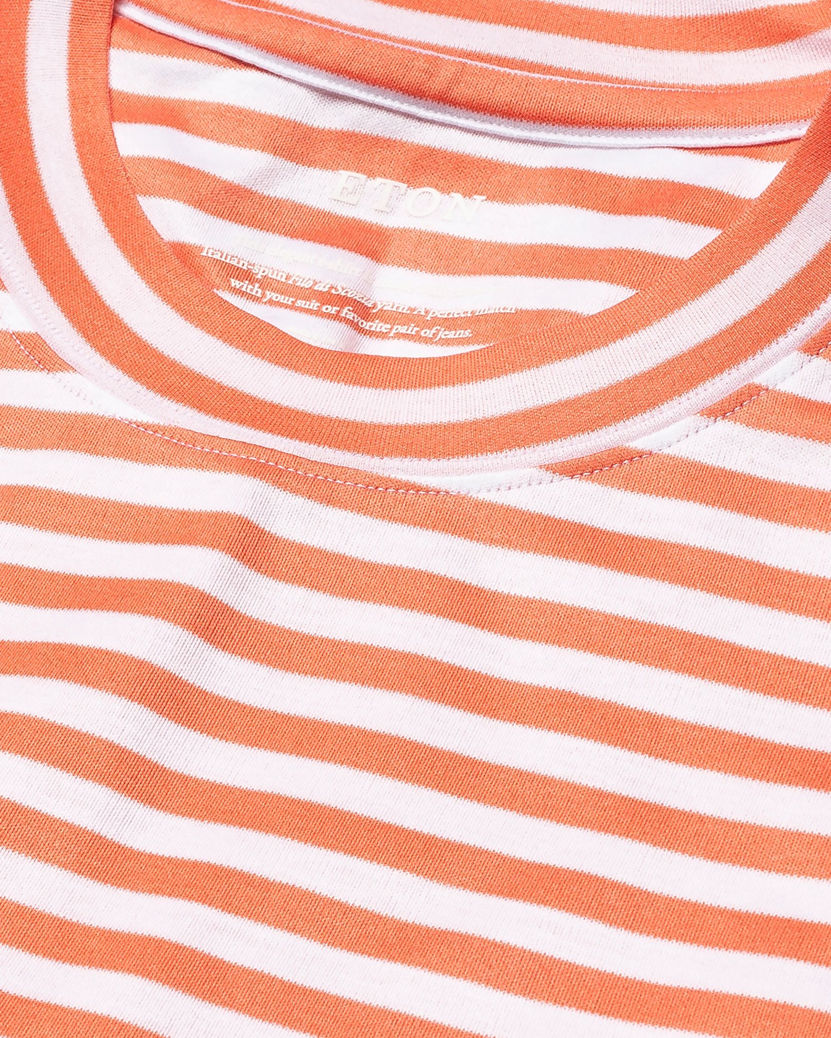 Eton - red interlock t shirt