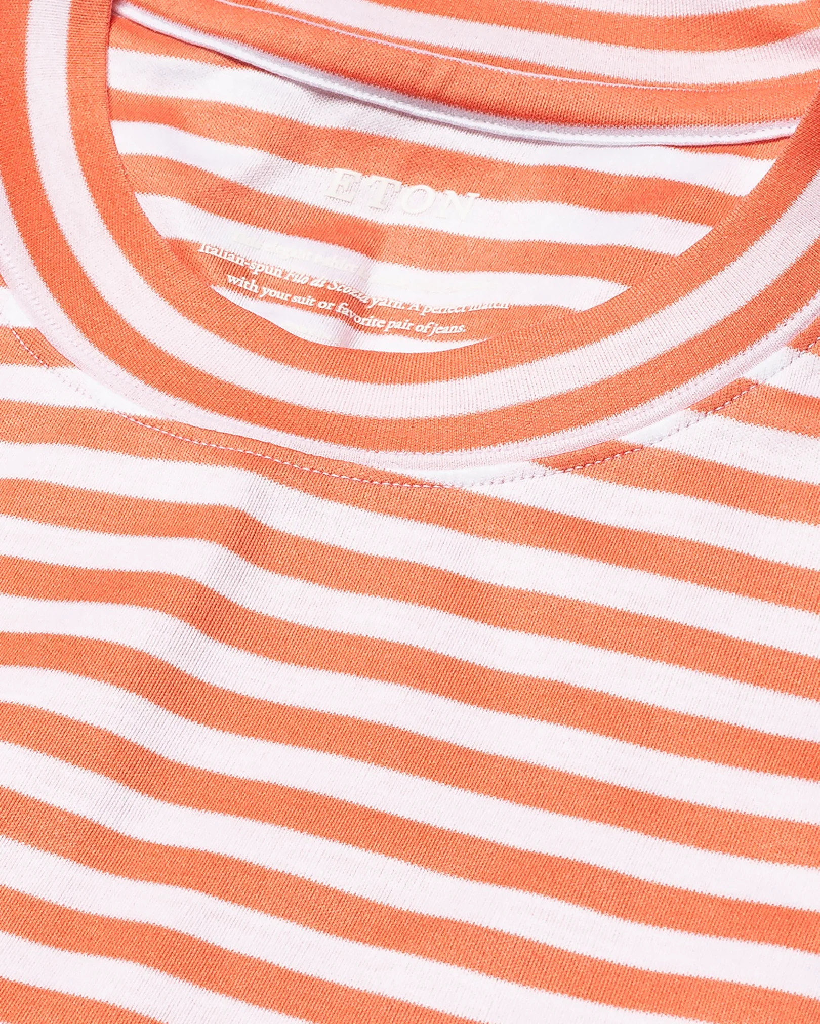 Eton - red interlock t shirt