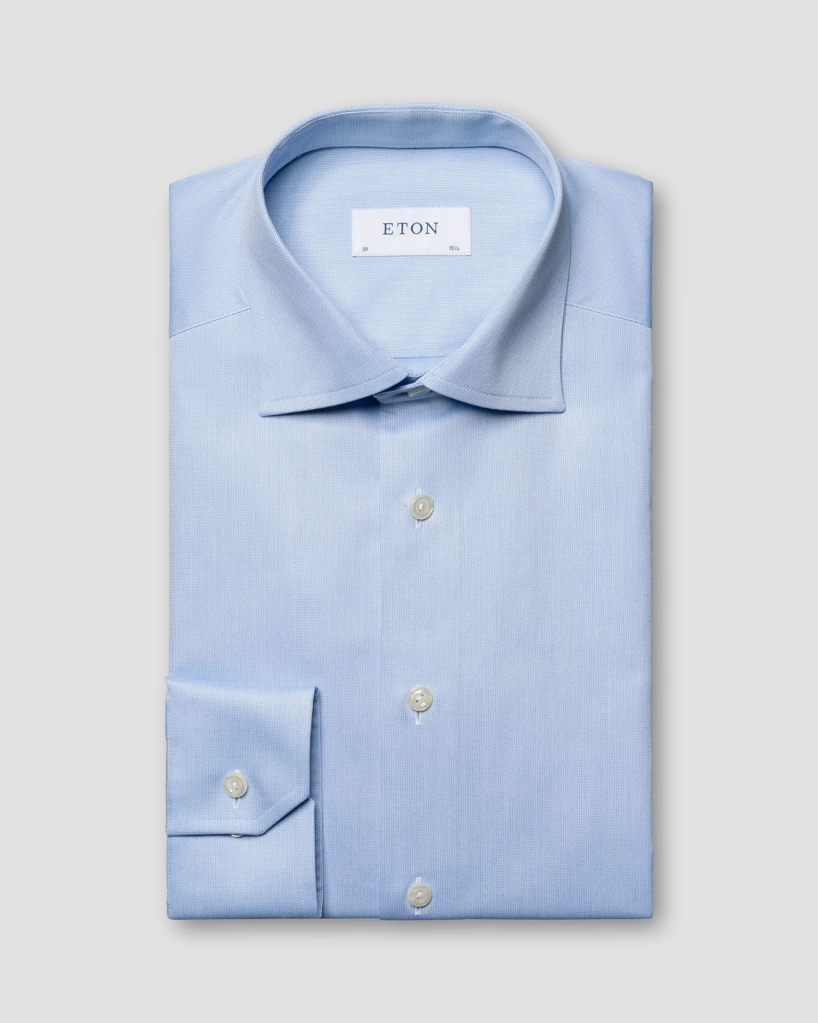 Eton - solid light blue twill