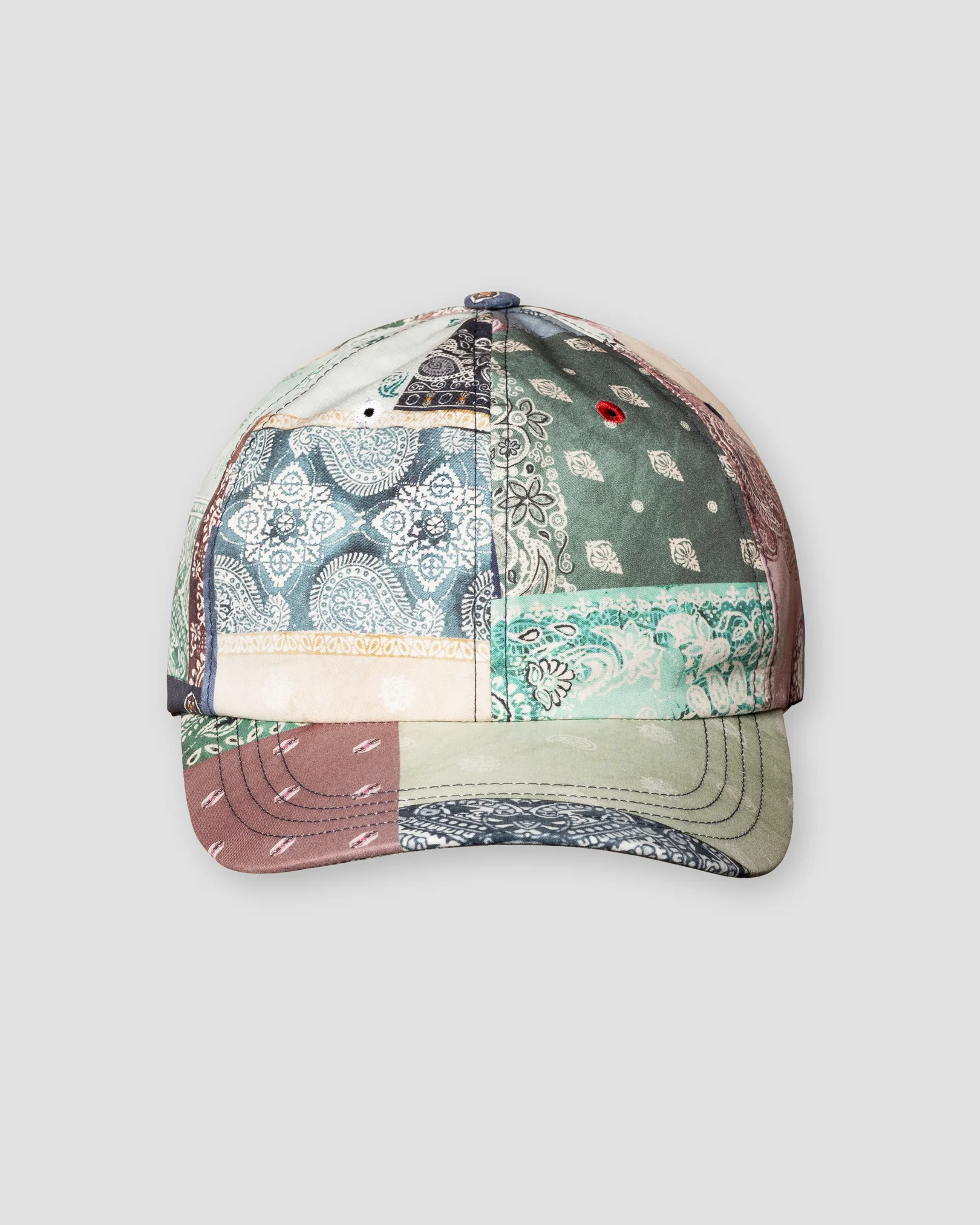 Eton - red patchwork cap